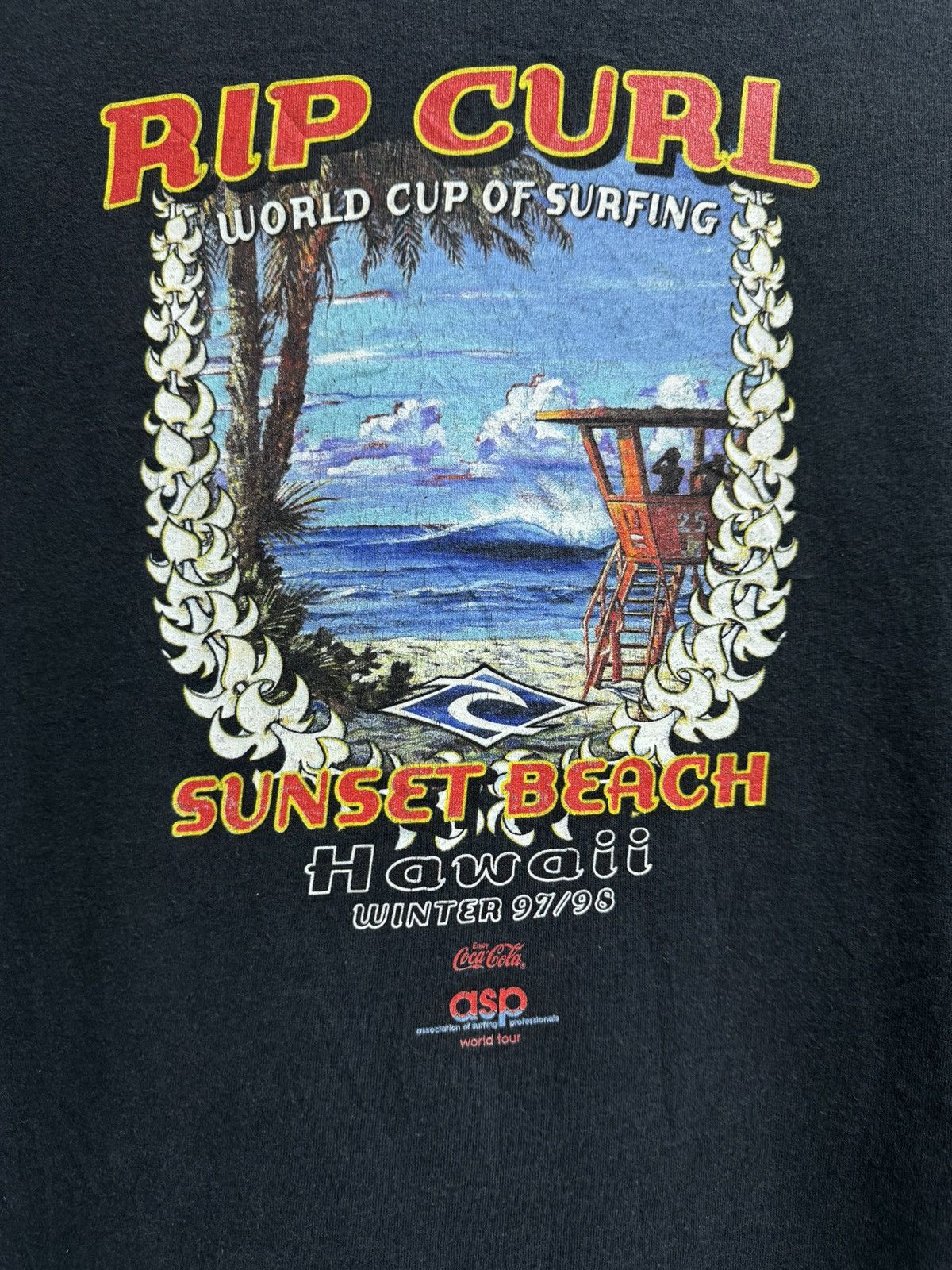 Rip Curl × Vintage Vintage Rip Curl World Cup Of Surfing Hawaii Winter 97/98 Size US L / EU 52-54 / 3 - 8 Thumbnail