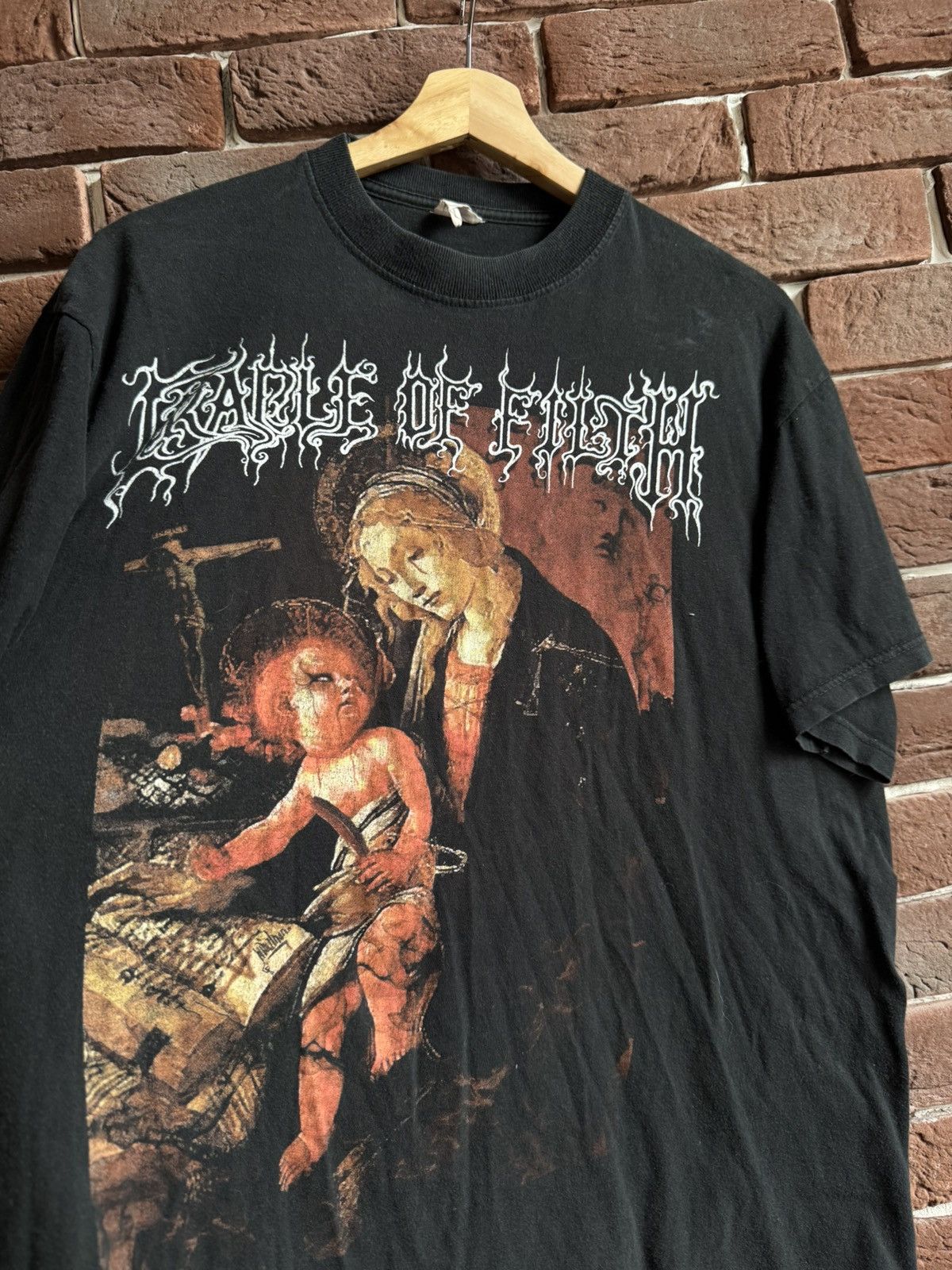 Band Tees Vintage Cradle Of Filth Black Metal For Bastard Band Tee 00s Size US L / EU 52-54 / 3 - 4 Thumbnail