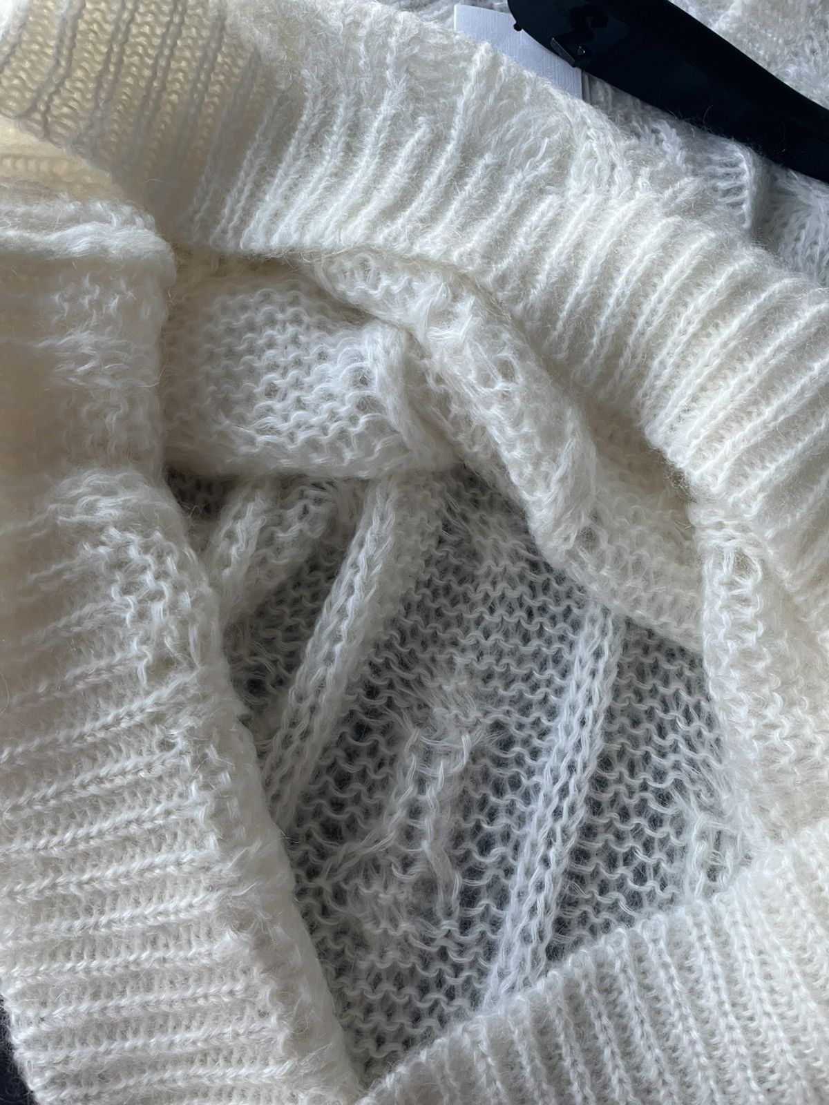 Celine × Hedi Slimane Brand New Super Runway Celine by Hedi Boxy Aran Sweater Size US XXL / EU 58 / 5 - 15 Thumbnail