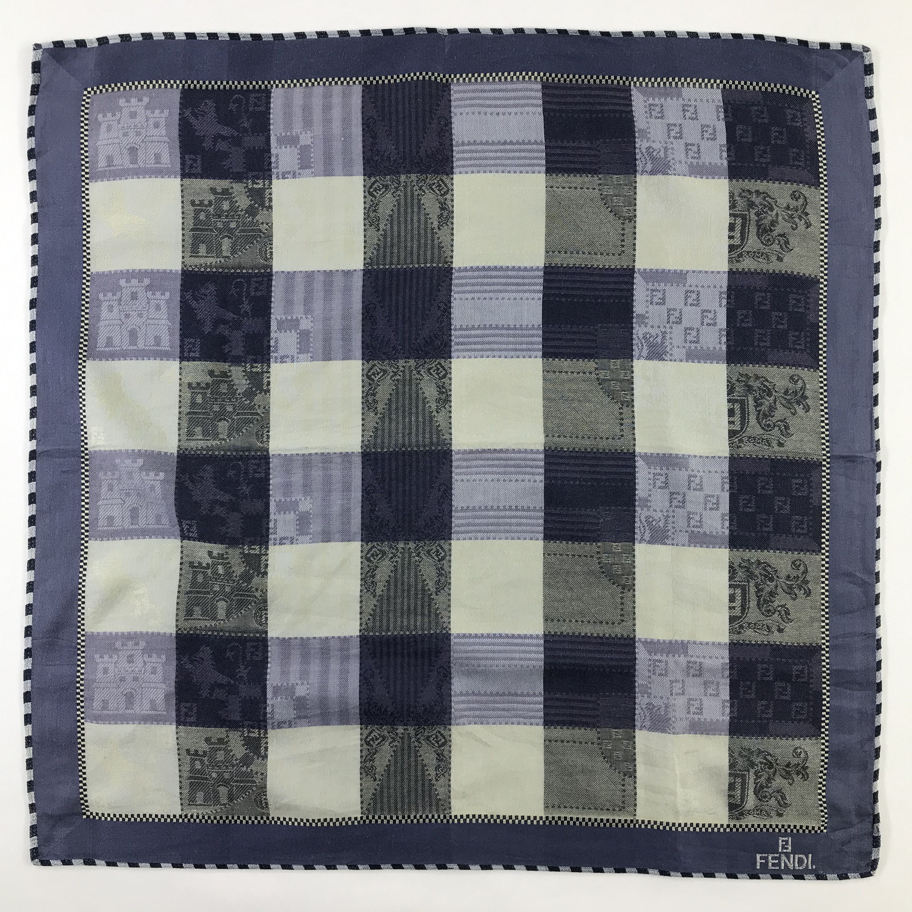 Vintage Vintage Fendi Bandana / Handkerchief / Neckerchief - S630 Size ONE SIZE - 1 Thumbnail