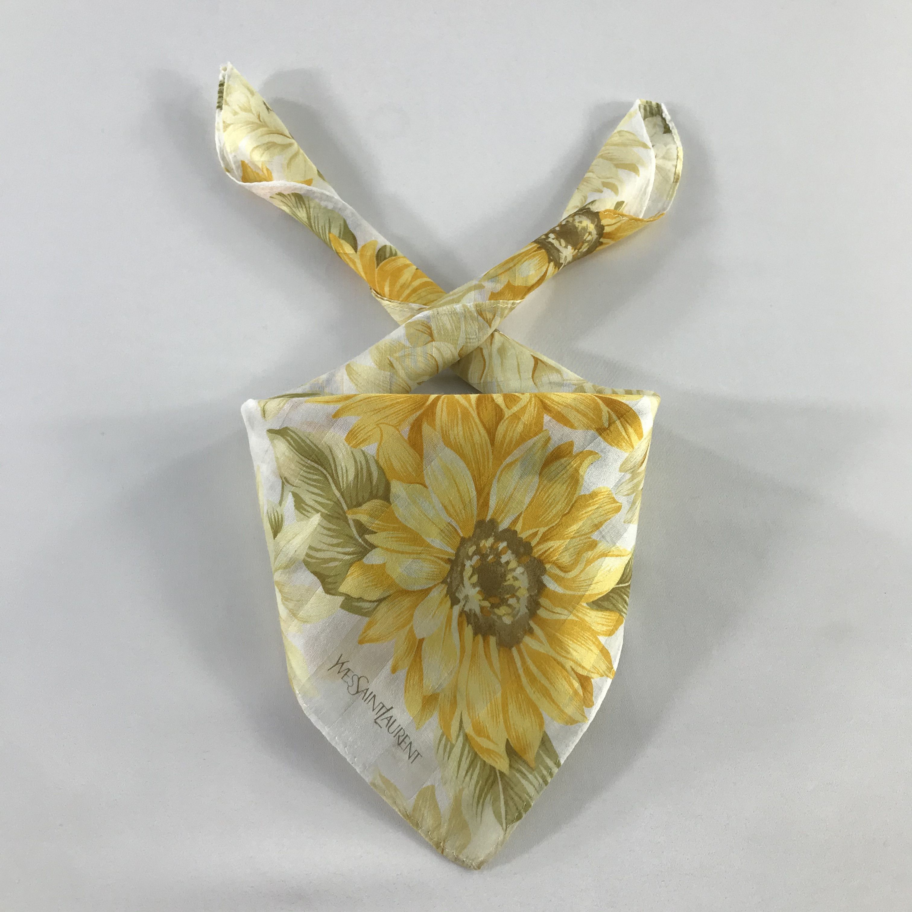 Vintage × Yves Saint Laurent Yves Saint Laurent Bandana / Handkerchief /Neckerchief -S889 Size ONE SIZE - 3 Thumbnail
