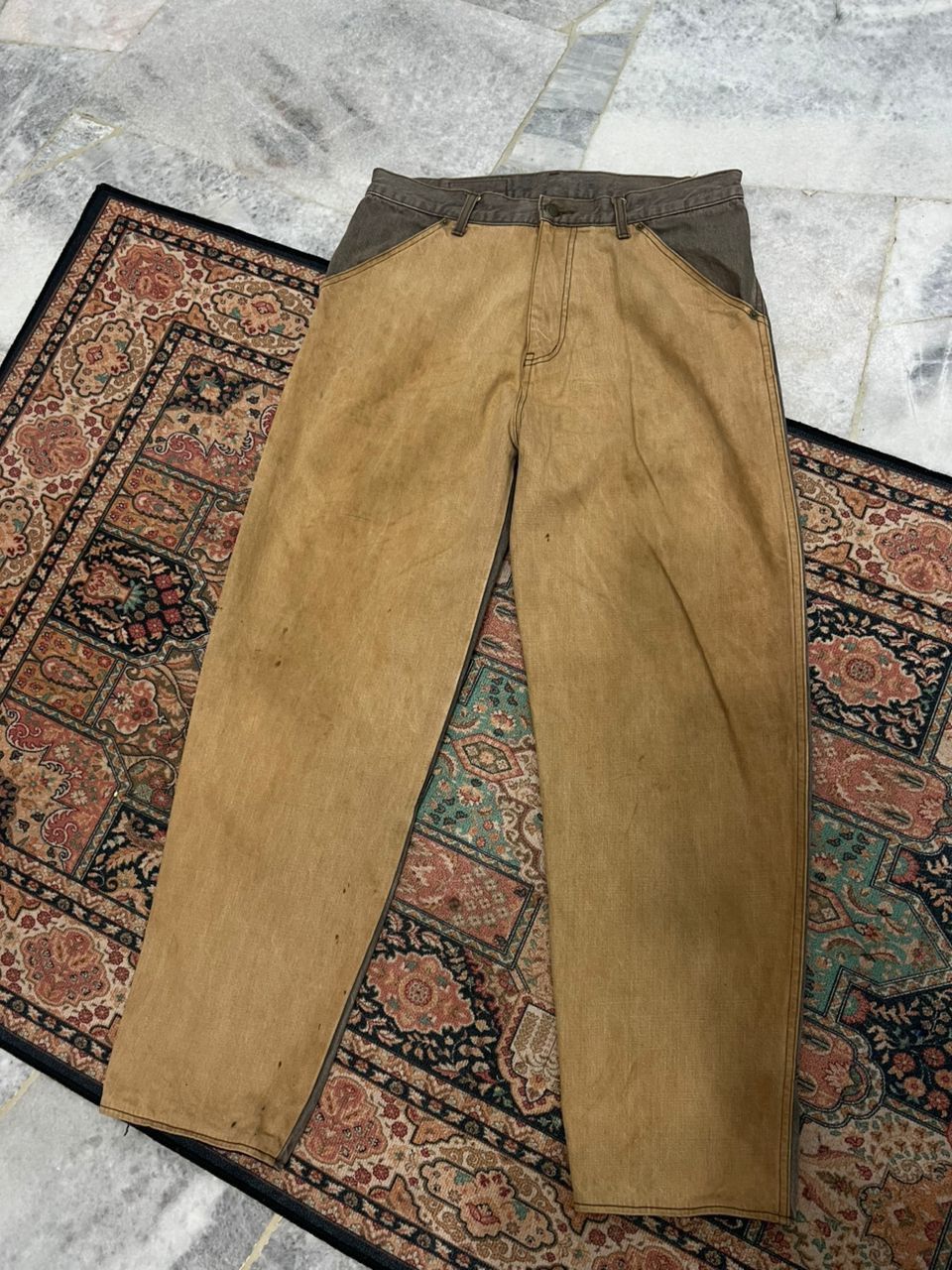 Japanese Brand Japanese Brand Monitor Graphic Design Wear Rockstar Pants Size US 34 / EU 50 - 1 Thumbnail