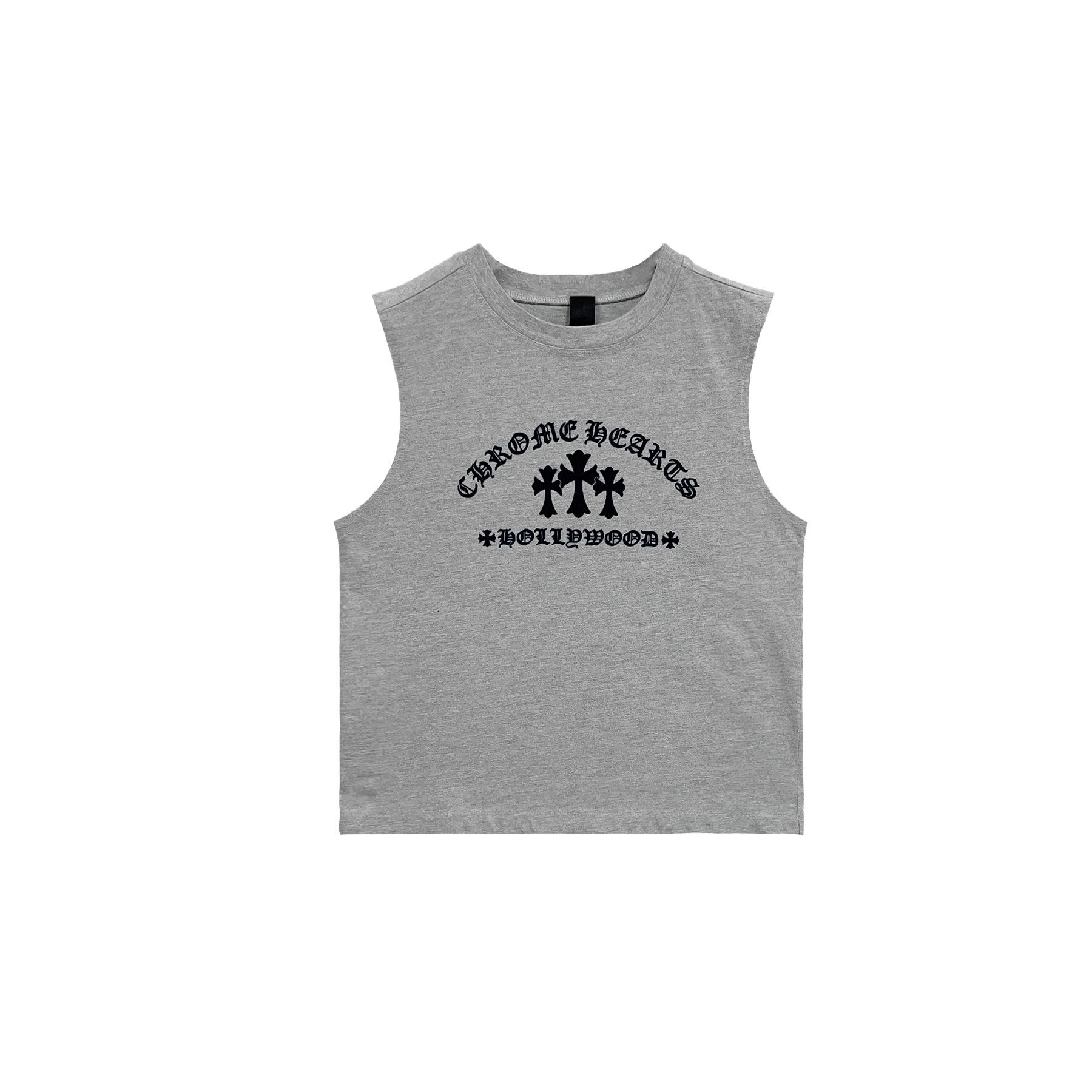 Chrome Hearts Chrome Hearts Triple Cross Hollywood Grey Tank