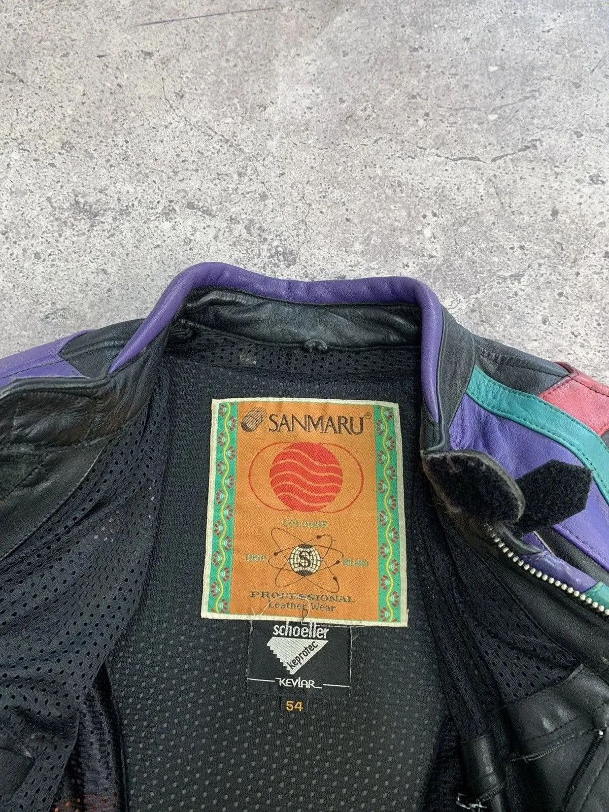 Genuine Leather VINTAGE Racing Leather Jacket Vintage MOTO Biker Size US L / EU 52-54 / 3 - 14 Thumbnail