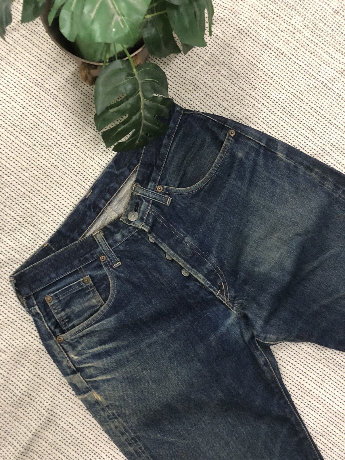 Japanese Brand × Johnbull John Bull Selvedge Blue Denim w30 Size US 30 / EU 46 - 1 Thumbnail