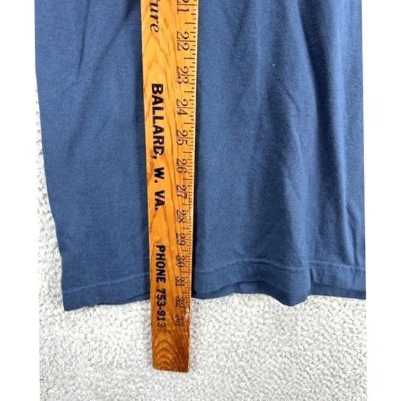 Duluth Trading Company Duluth Trading Co. Longtail T Shirt Men XL Blue Spell Out Beaver Graphic Print Crew Neck Long Sleeve Relaxed Fit NEW Size US XL / EU 56 / 4 - 7 Thumbnail