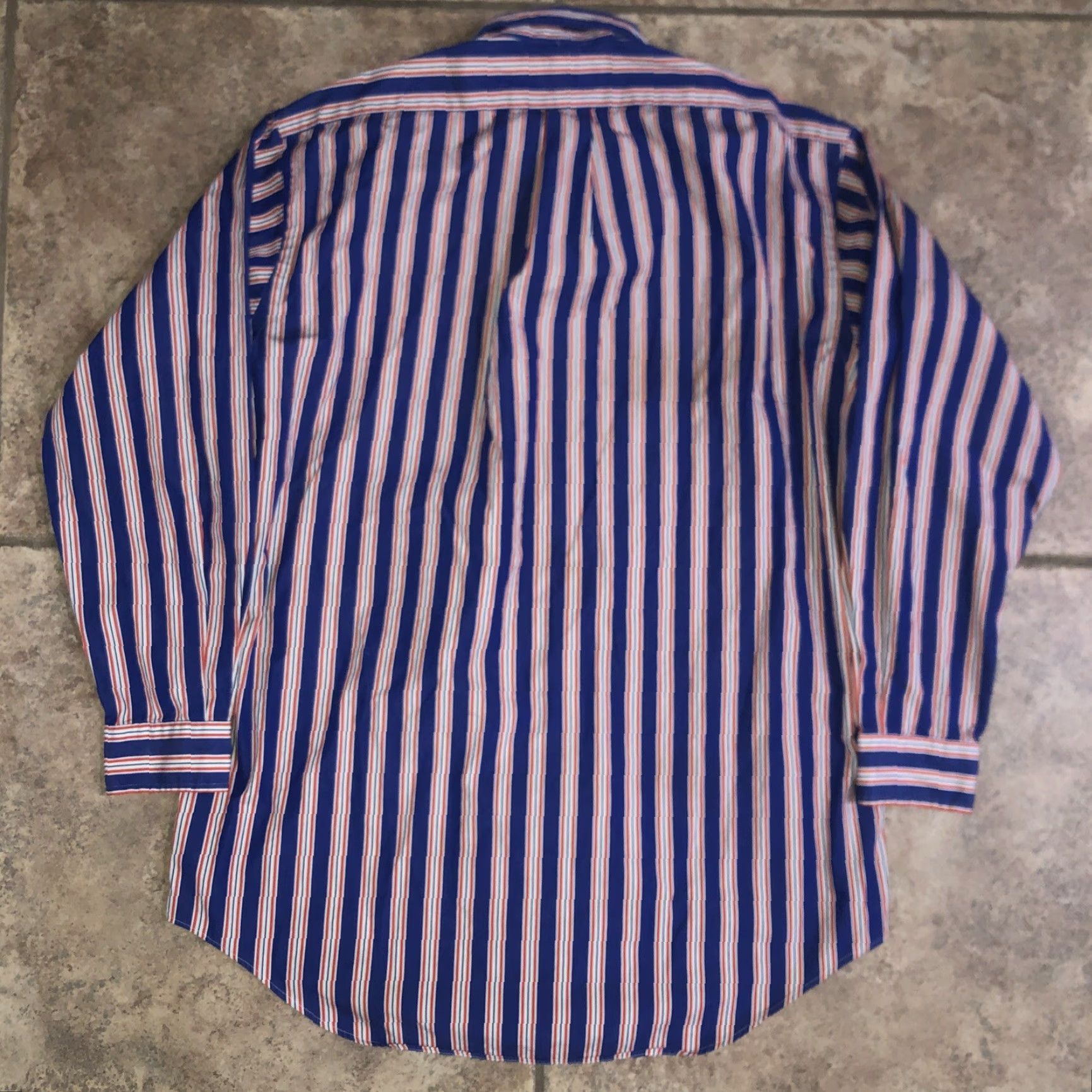 Polo Ralph Lauren Polo Ralph Lauren Blue Striped Longsleeve Button Shirt Mens L 15.5 Blue Size US L / EU 52-54 / 3 - 4 Thumbnail