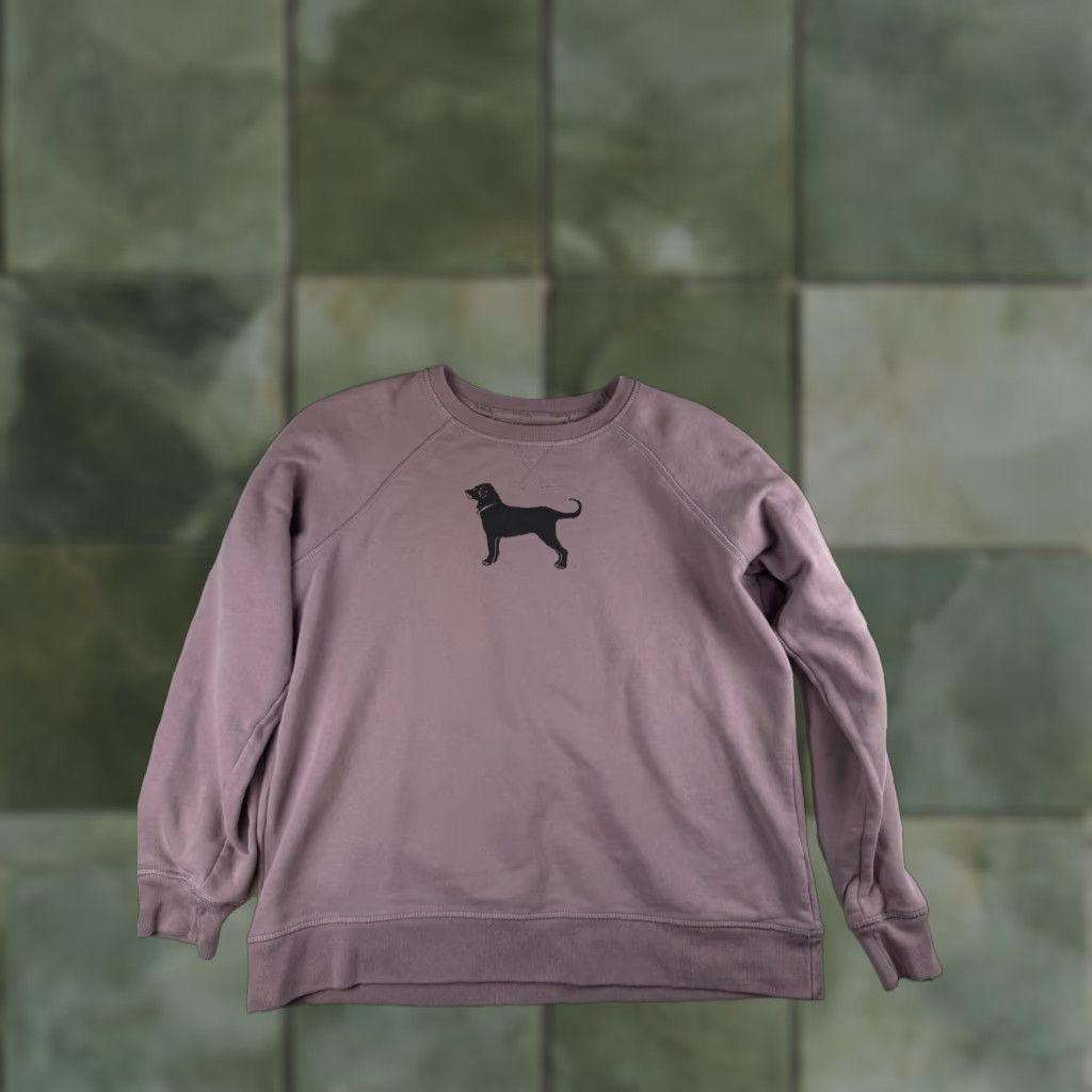 Vintage The Black Dog Sweatshirt 2XL Women Purple Crewneck Pullover Cotton Polyester Raglan Logo Casual Activewear Fall Winter Women's Sweatshirt Size XXL / US 16-18 / IT 52-54 - 1 Thumbnail