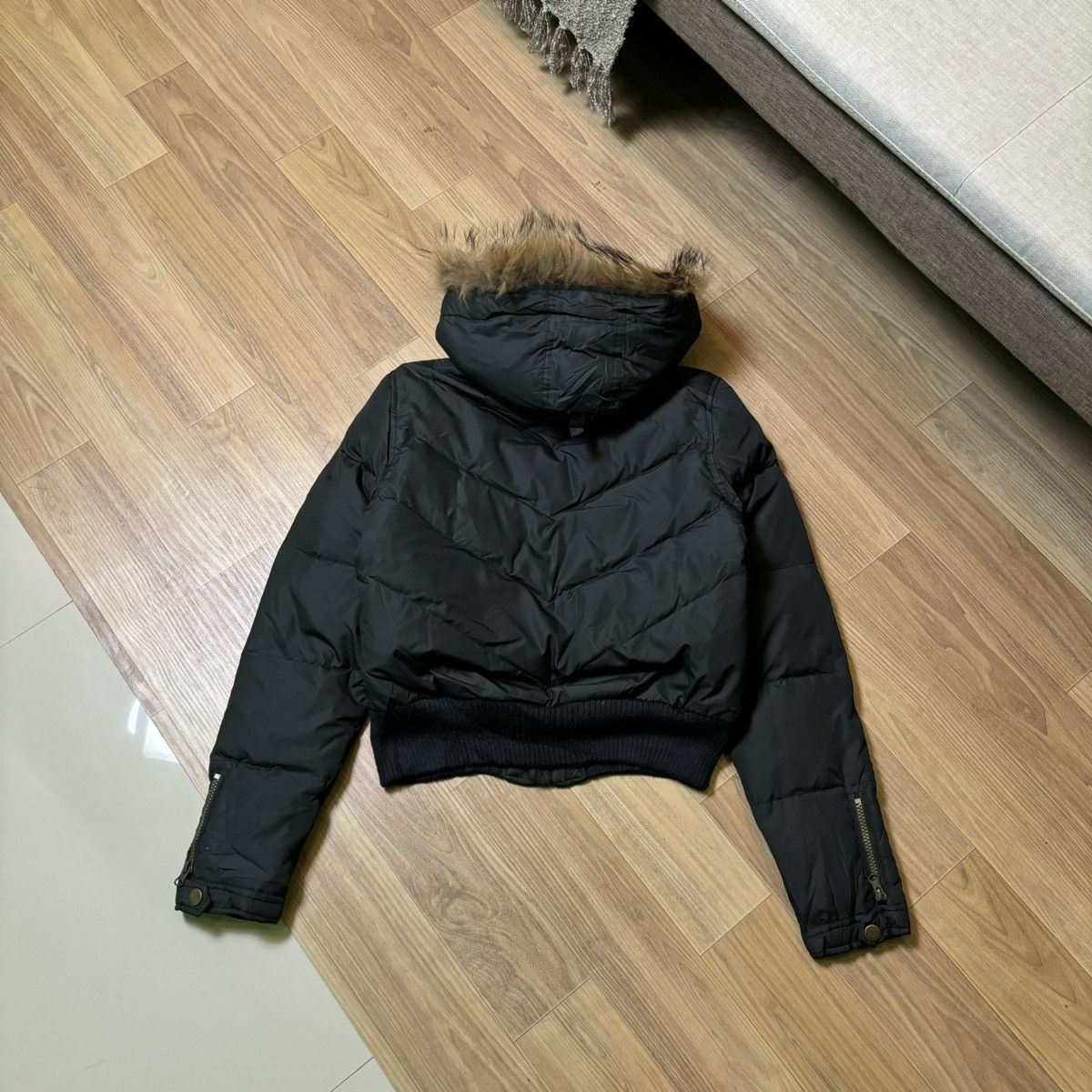 Hysteric Glamour × Japanese Brand × Le Grande Bleu (L.G.B.) Epice Fur jacket down puffer IfSixWasNine LGB Style Size M / US 6-8 / IT 42-44 - 2 Thumbnail