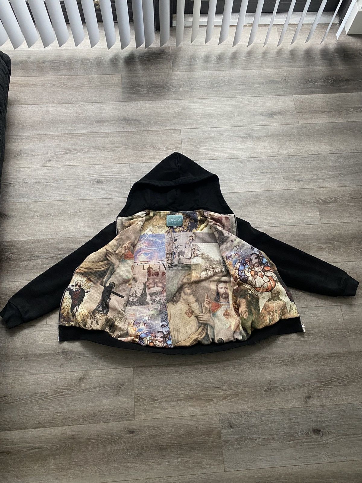 Brigade Brigade Shepherd Reversible Zip Hoodie Size US L / EU 52-54 / 3 - 6 Thumbnail