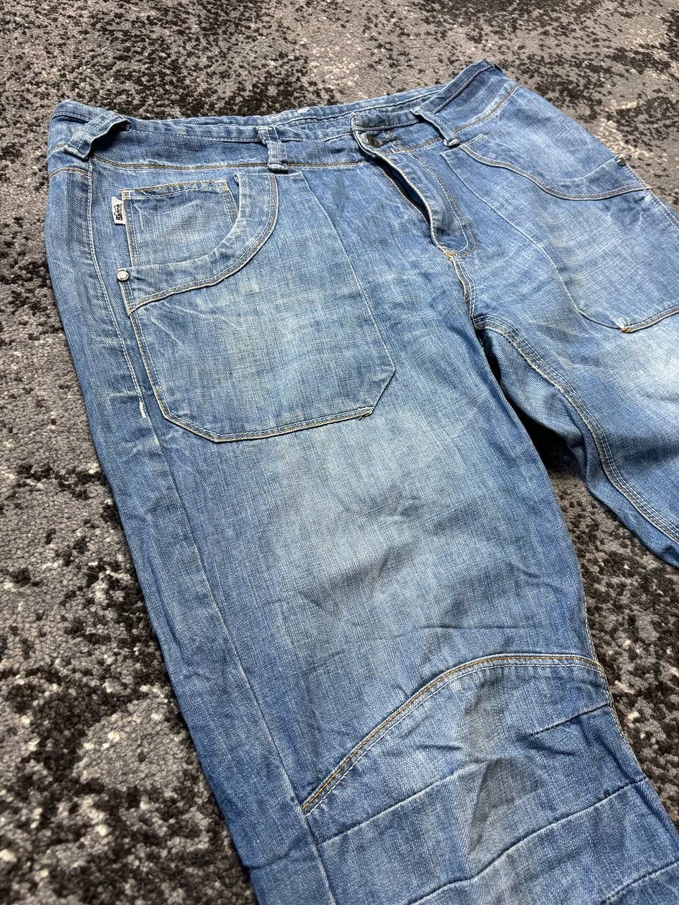 Bench × Japanese Brand × Vintage Vintage Y2K Japanese Bench Logo Denim Pants Size US 34 / EU 50 - 2 Thumbnail