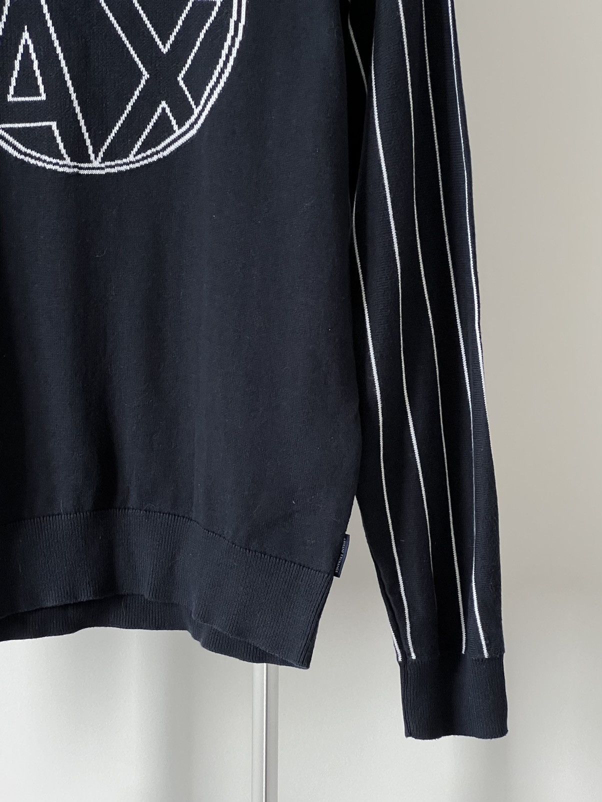 Armani Exchange × Giorgio Armani × Yves Saint Laurent Armani Exchange Knitted Sweater Size US L / EU 52-54 / 3 - 4 Thumbnail