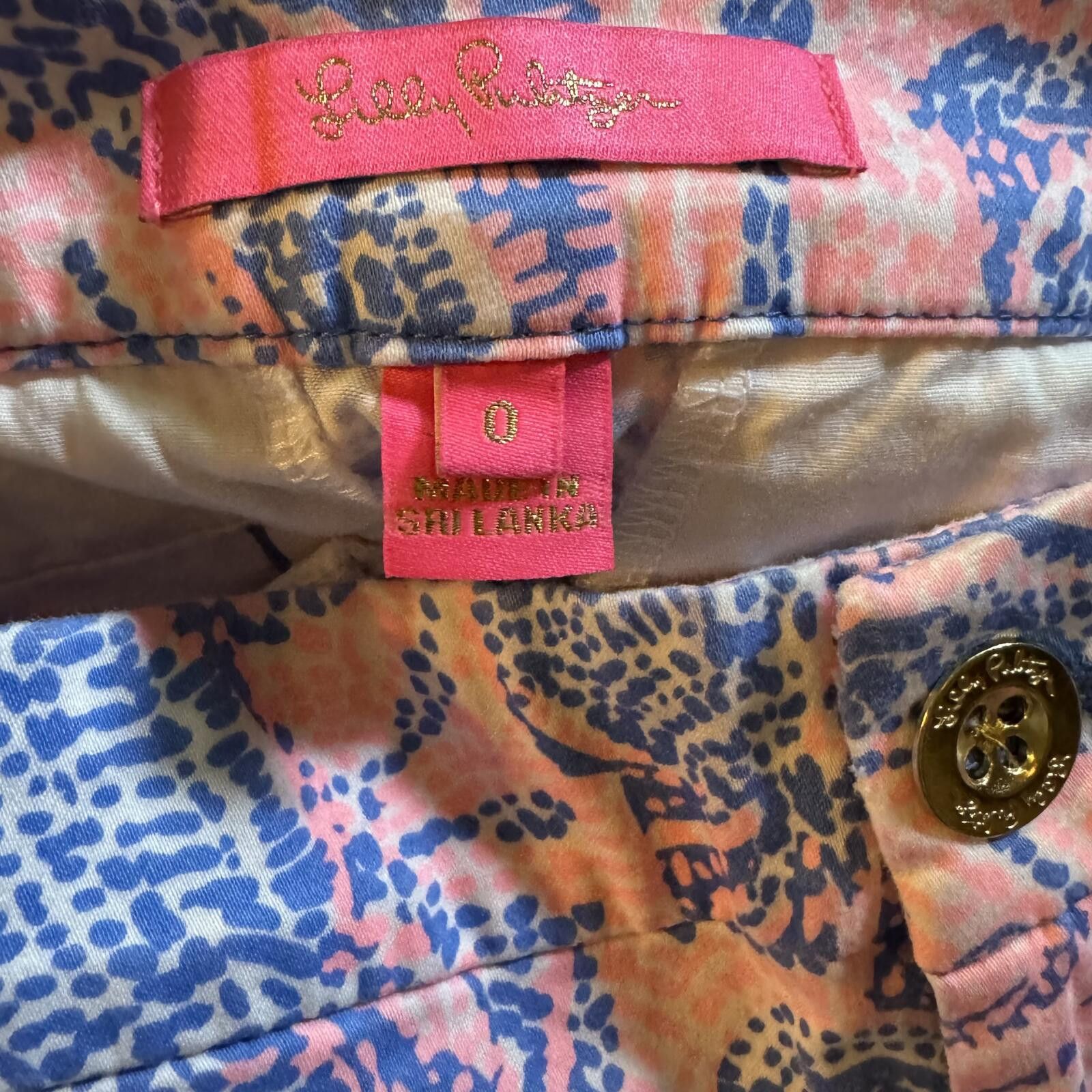 Other Lilly Pulitzer Jayne "Maybe Gator" Size 0 Size 28" / US 6 / IT 42 - 4 Thumbnail