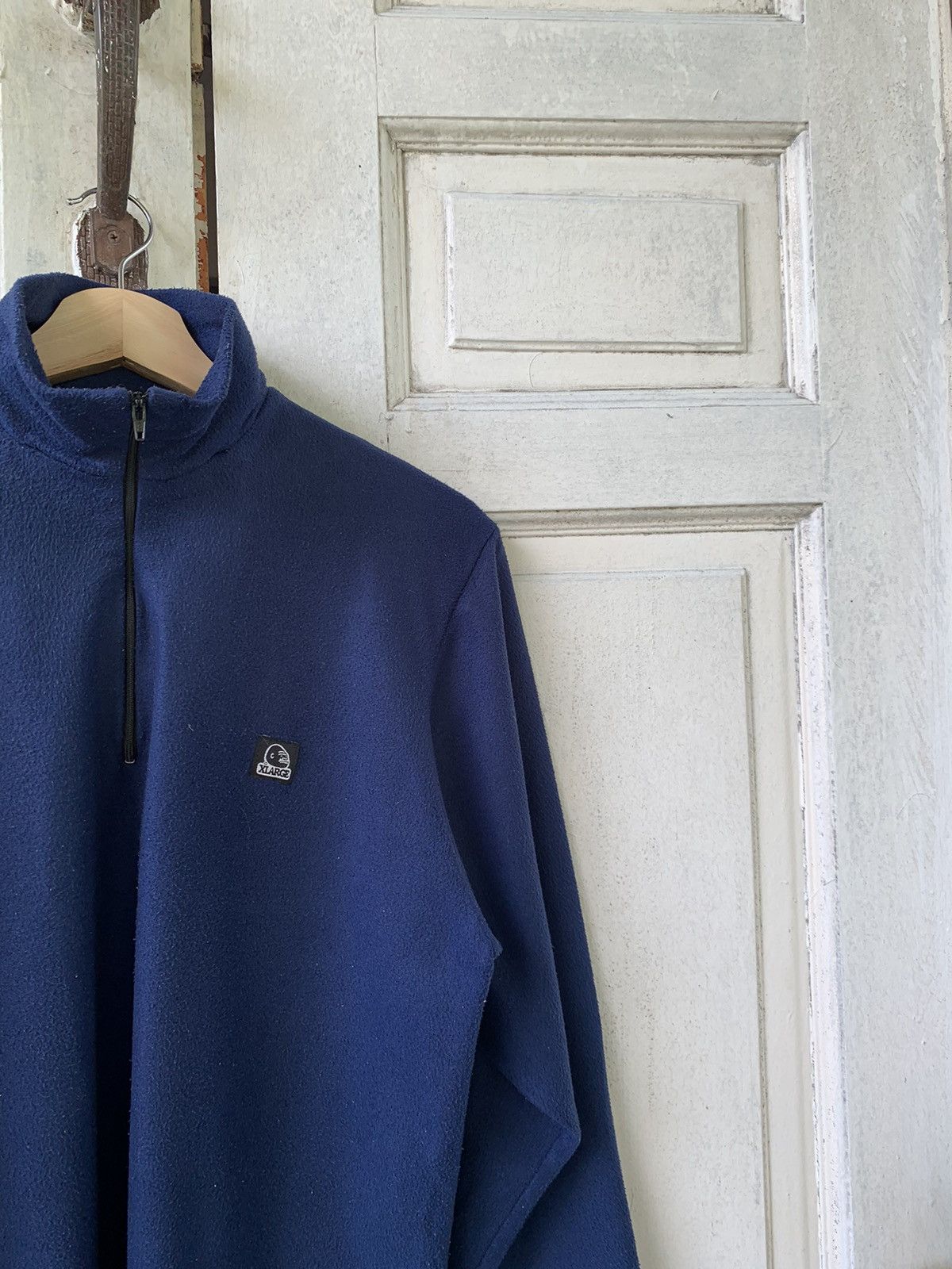 Vintage Vintage XLARGE Small Logo Fleece Half Zipper Size US M / EU 48-50 / 2 - 2 Thumbnail