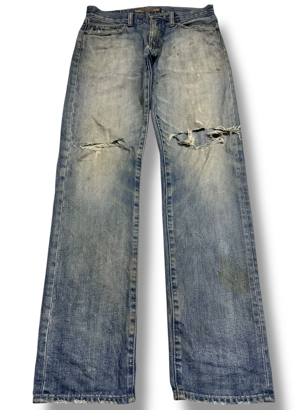 Uniqlo Uniqlo Vintage Distressed Distressed Regular Straight Faded Size US 32 / EU 48 - 1 Thumbnail