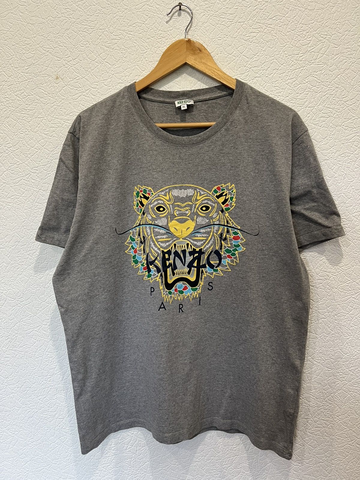 Kenzo Kenzo T-Shirt Tee Gray Tiger Size US XL / EU 56 / 4 - 1 Thumbnail