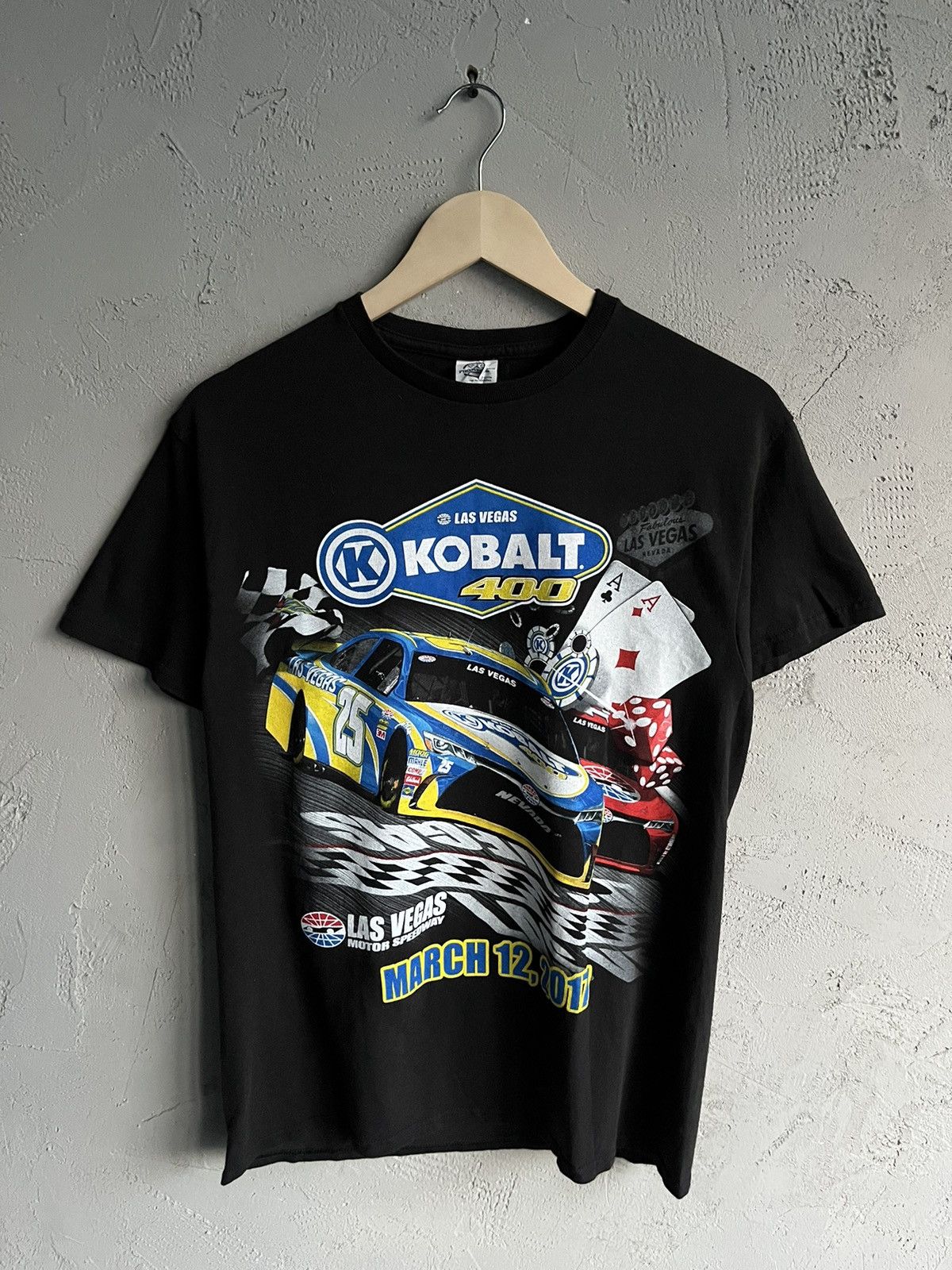 NASCAR Vintage Racing Kobalt 400 NASCAR Motorsports Tee 2017 Size US M / EU 48-50 / 2 - 1 Thumbnail