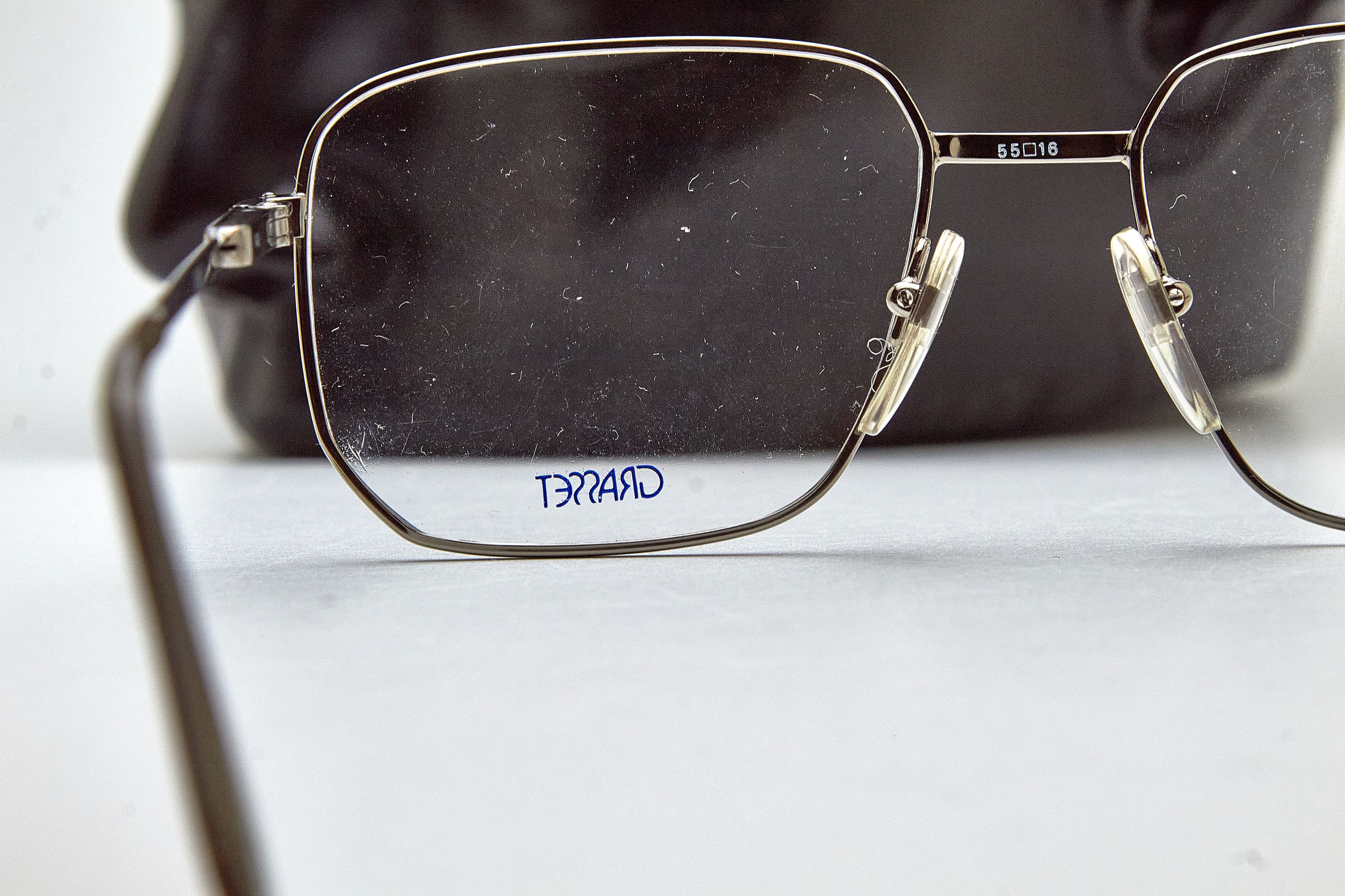 Vintage Old Money GRASSET Gold&Silver Rectangular Quiet Lux Specs Size ONE SIZE - 9 Thumbnail