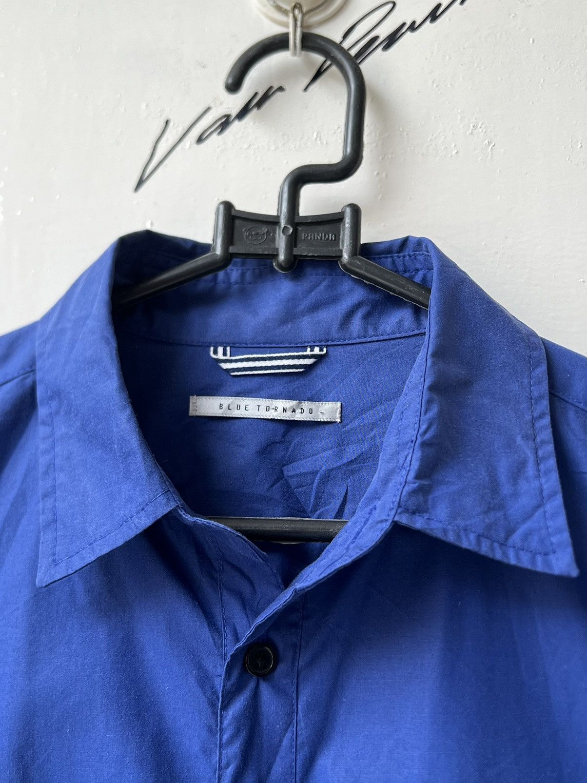Tornado Mart BLUE TORNADO Polka Dot Motive Shirt Size US S / EU 44-46 / 1 - 15 Thumbnail