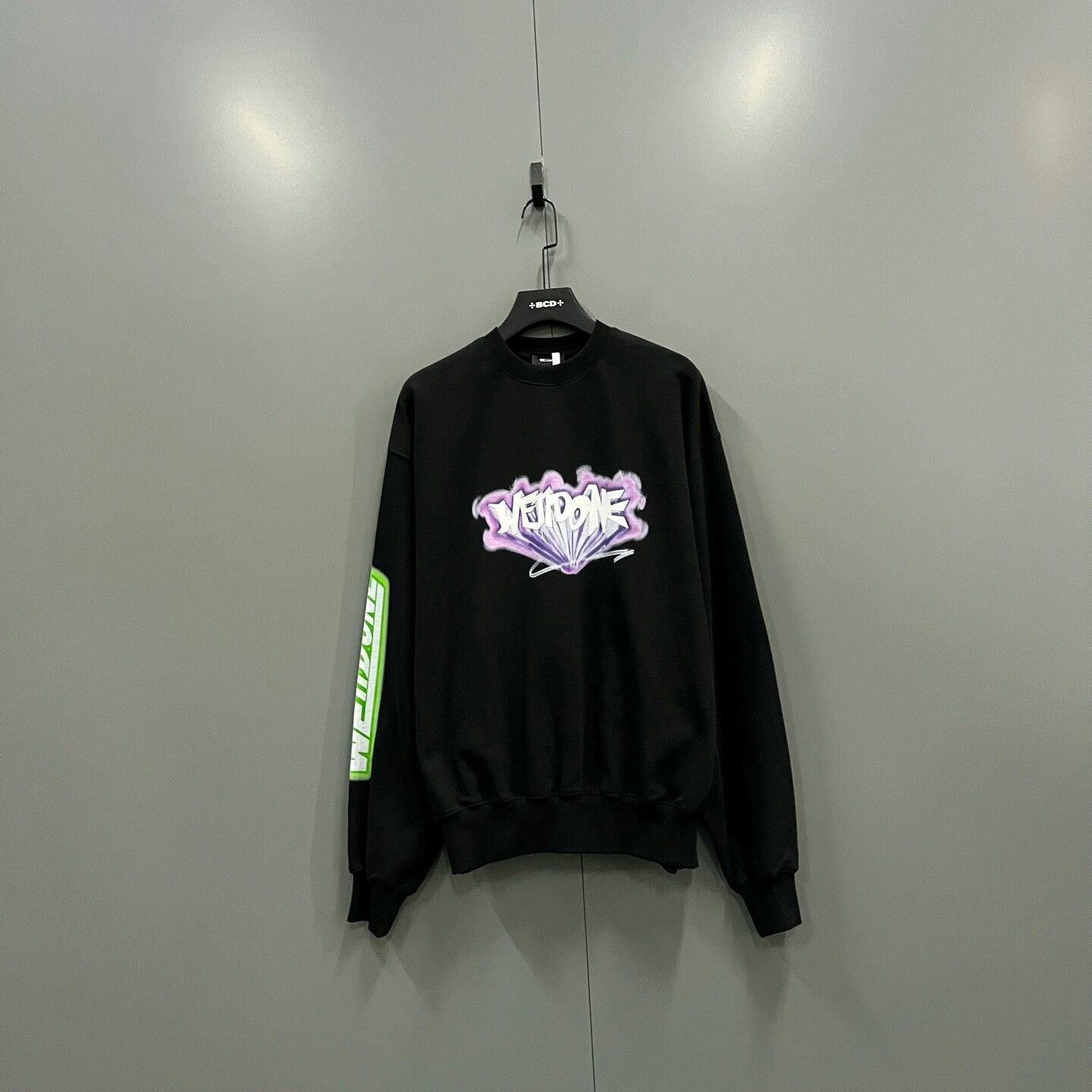 WE11DONE WE11DONE Chest Logo Print Sweatshirt Size US S / EU 44-46 / 1 - 1 Thumbnail