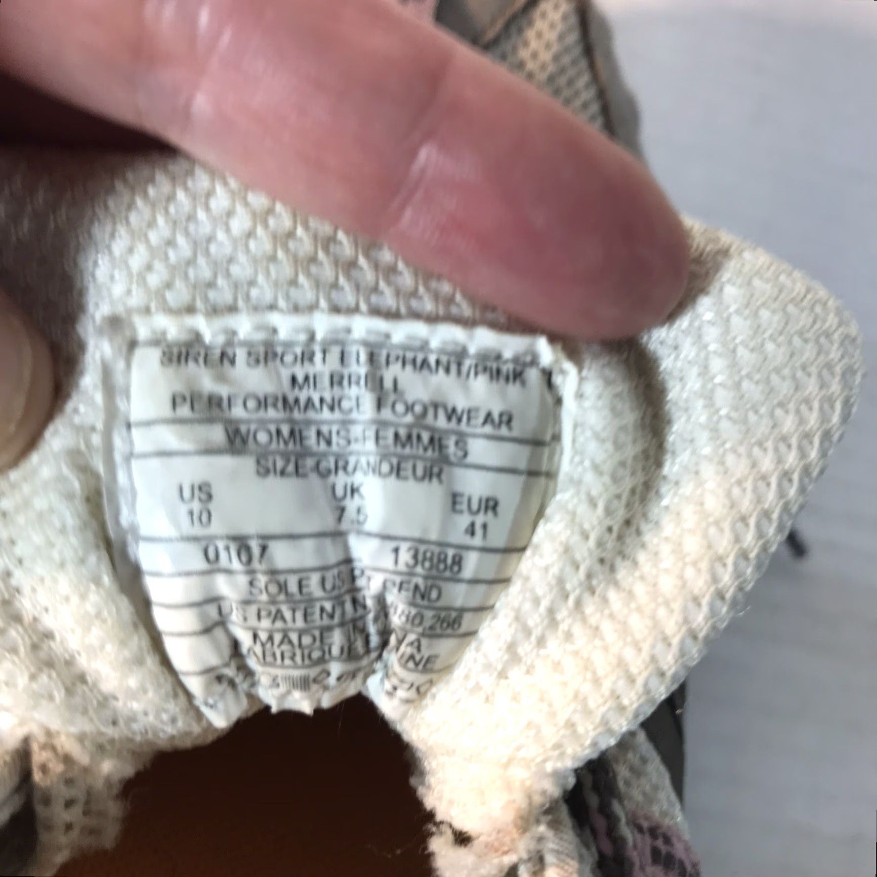 Merrell VINTAGE Merrell Siren Sport Women's Sneakers Size 10 Elephant Pink Athletic Lightweight Casual Outdoor Size US 10 / IT 40 - 5 Thumbnail