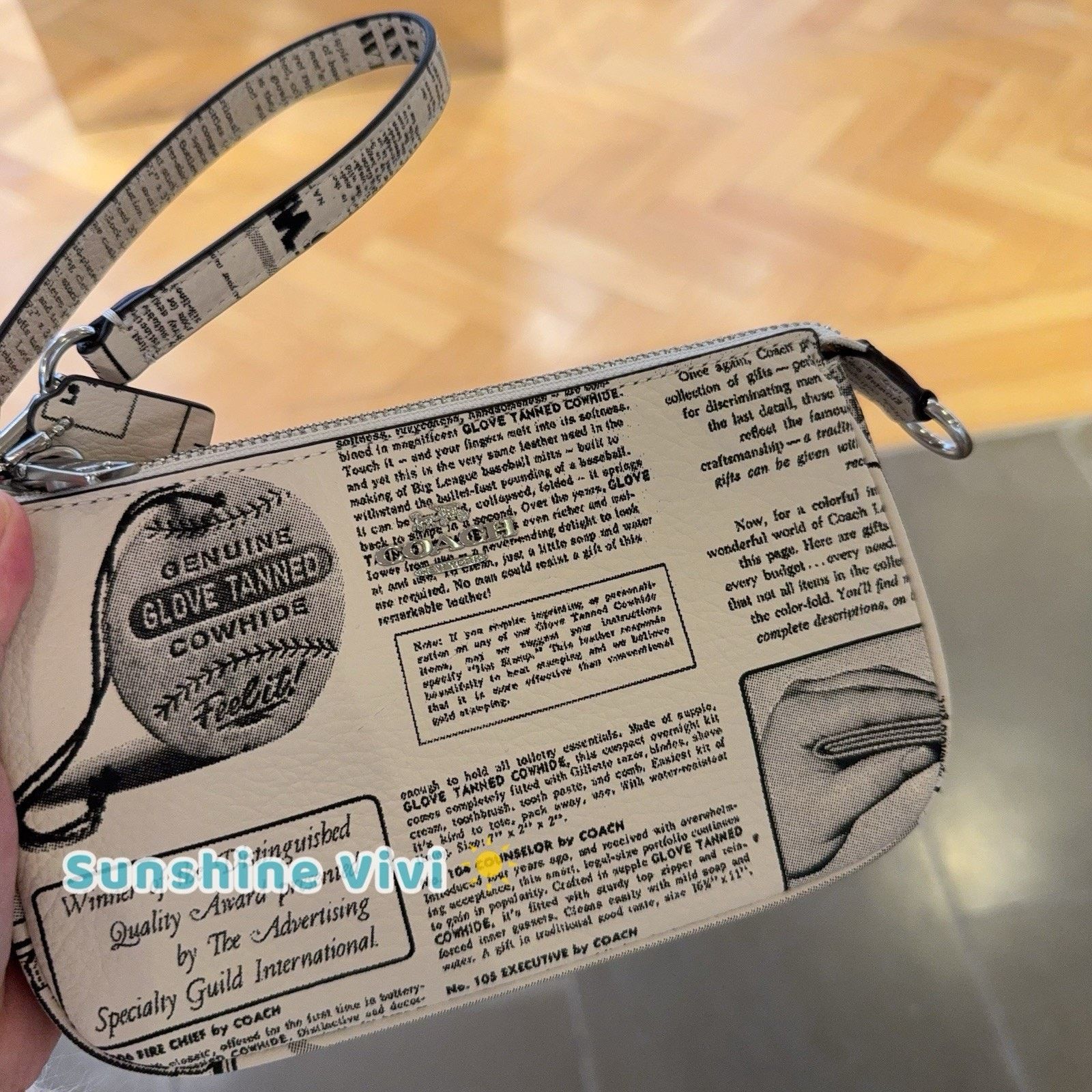 Coach NWT Coach Nolita 19 With Newspaper CDC27 leather Chalk Size ONE SIZE - 2 Thumbnail