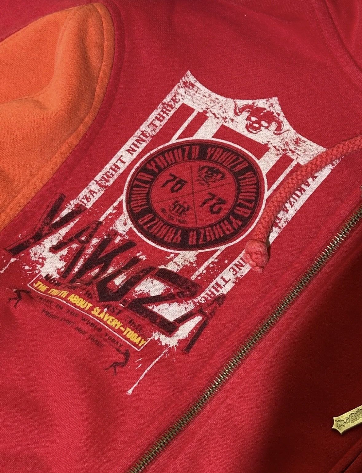 Japanese Brand Yakuza Zip Hoodie Japan Avant-Garde Streetwear Y2k Size US M / EU 48-50 / 2 - 5 Thumbnail