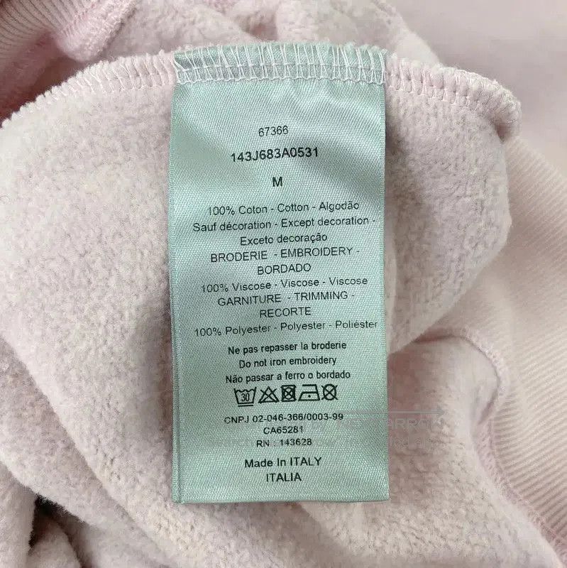 Dior Dior Pink Cotton Long Sleeve Hoodie . Size M / US 6-8 / IT 42-44 - 8 Thumbnail