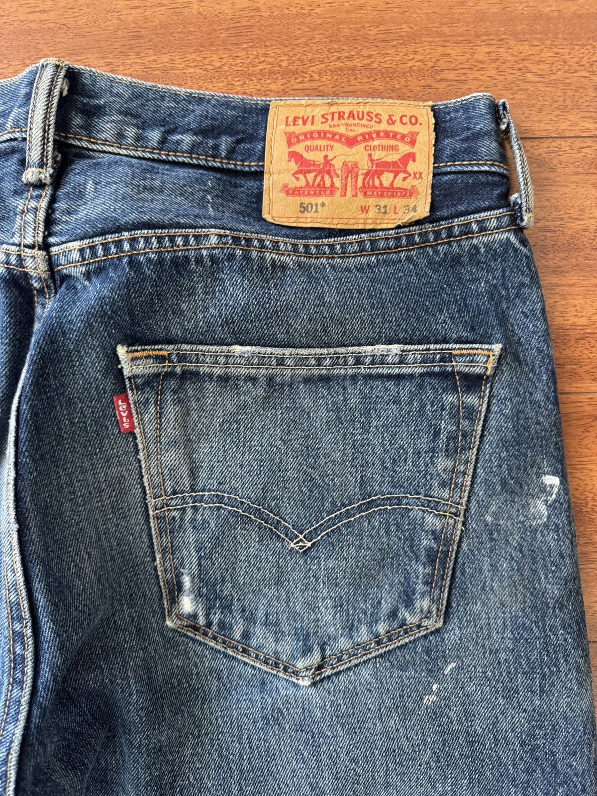 Levi's Vintage Levis 501 denim jeans Size US 31 - 4 Thumbnail