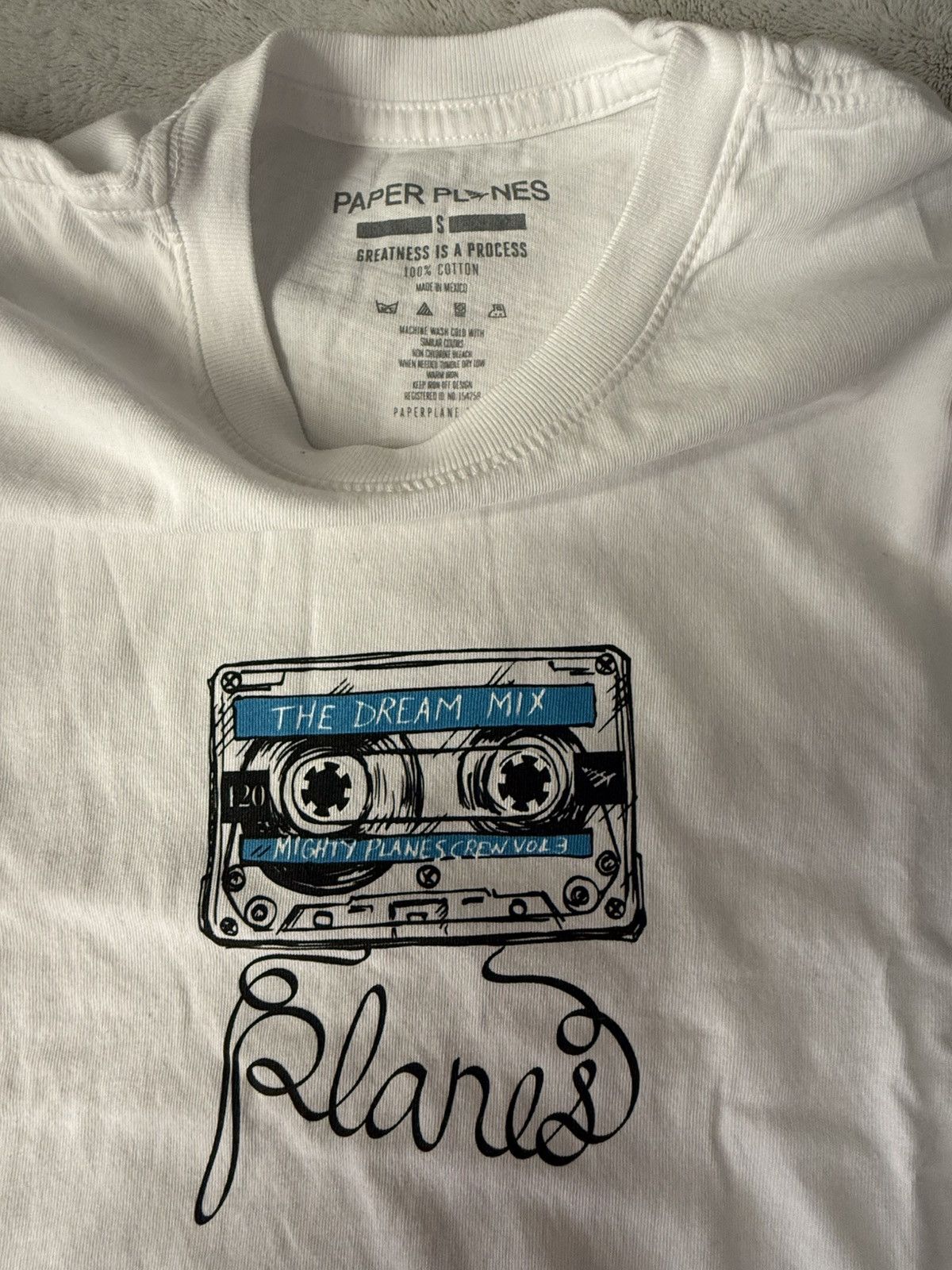 Paper Planes Paper Planes white graphic tee Size US S / EU 44-46 / 1 - 1 Thumbnail