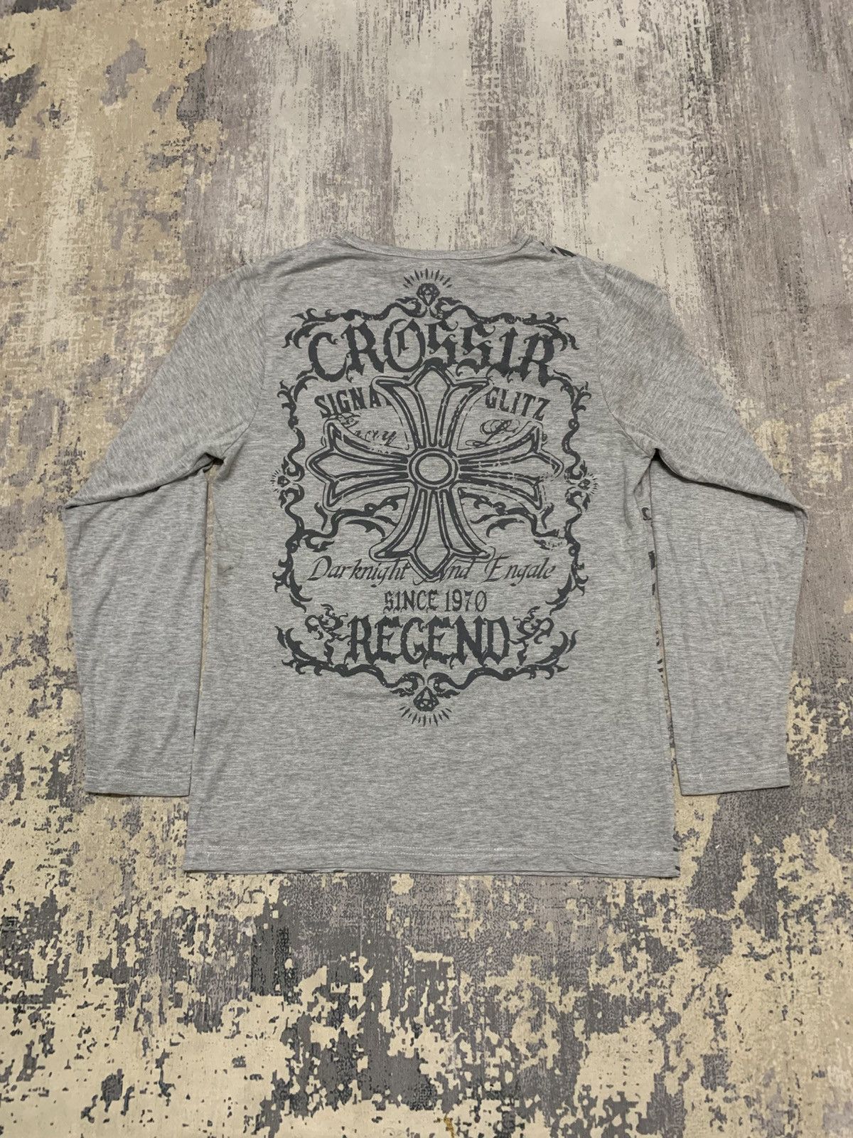 If Six Was Nine King Of God Japanese Art Long Sleeve Chrome Heart Style Size US L / EU 52-54 / 3 - 6 Thumbnail