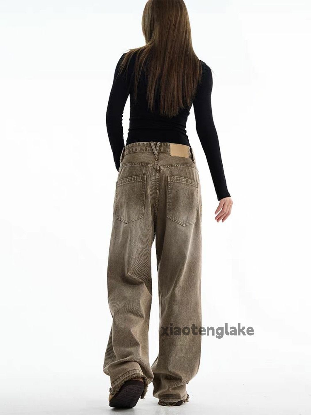 Jean × Vintage washed faded y2k yuppie loose damaged grunge jeans Size 30" / US 8 / IT 44 - 5 Thumbnail