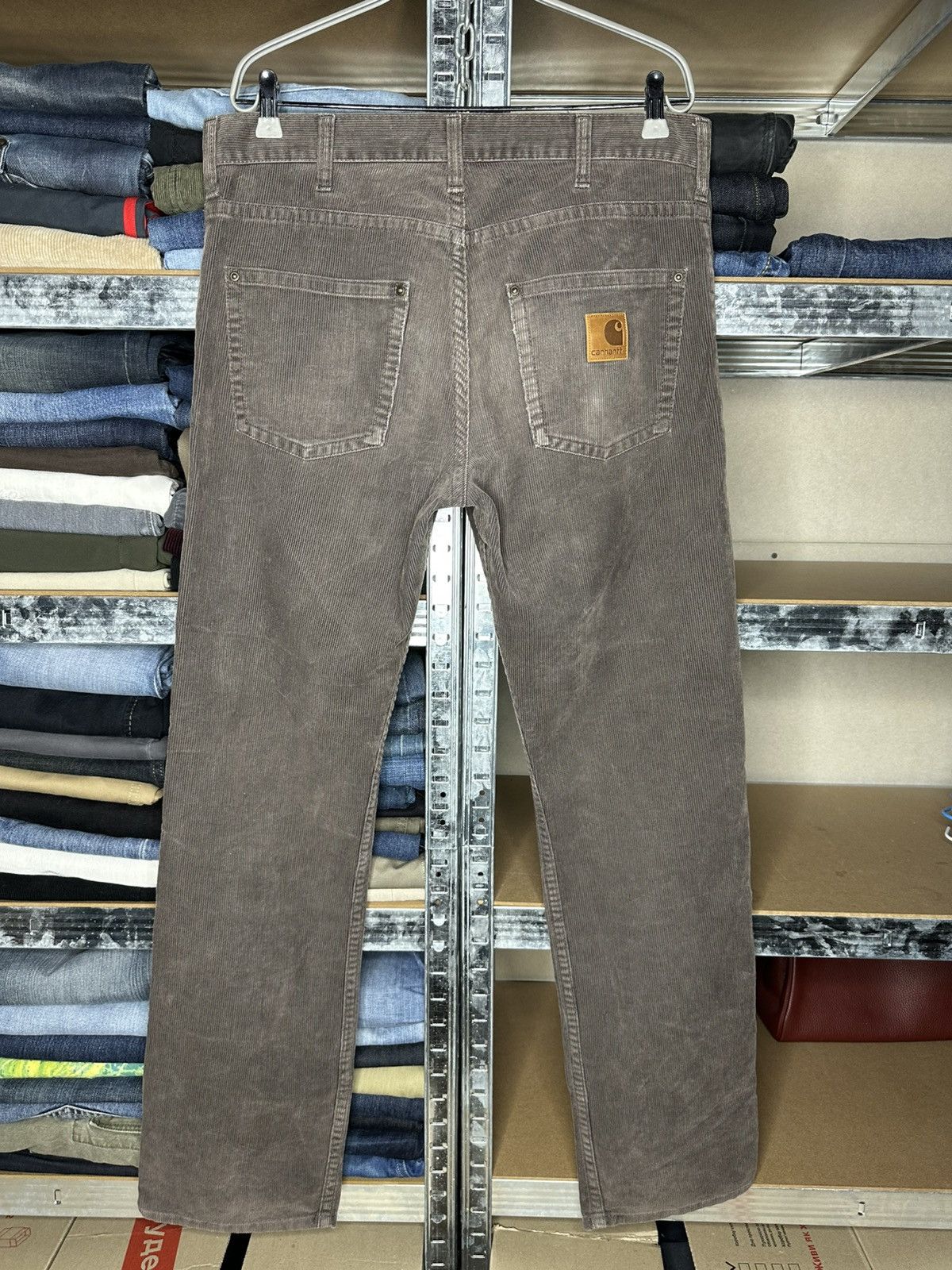 Carhartt Carhartt WIP Slim Pant Corduroy Trousers Brown W32 L34 Size US 32 / EU 48 - 3 Thumbnail