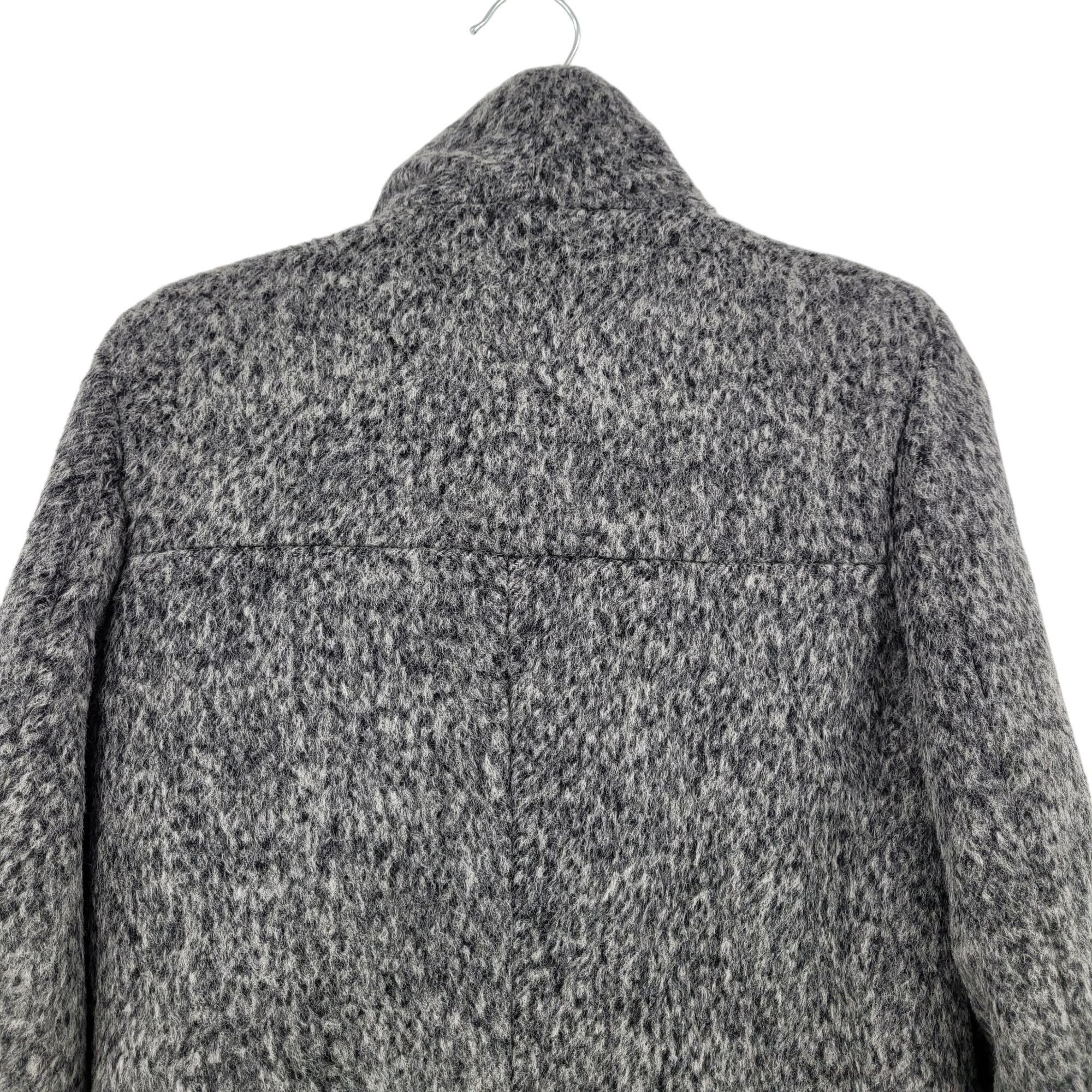 Kenneth Cole Kenneth Cole Womens Asymmetrical Pressed Boucle Wool Coat M Size M / US 6-8 / IT 42-44 - 6 Thumbnail