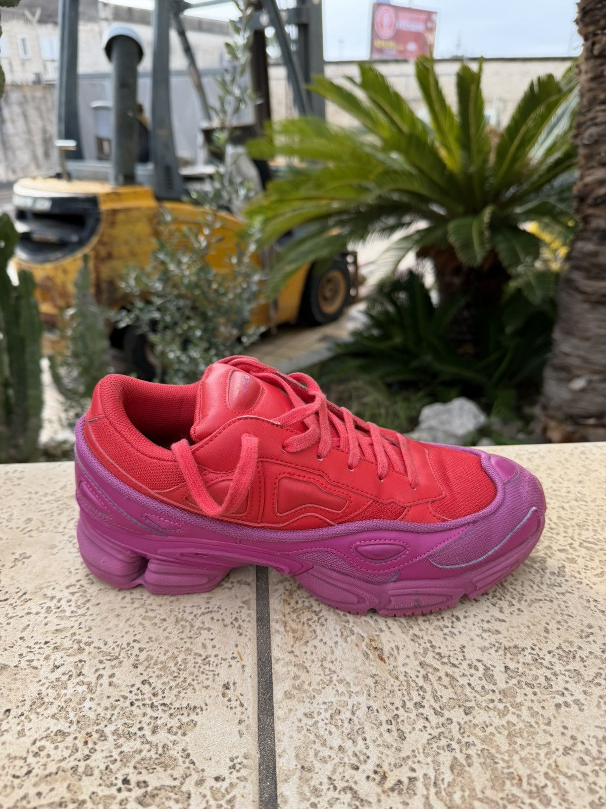 Adidas × Raf Simons Raf Simons x Adidas Ozweego Glory Collegiate Red Shoes Size US 8.5 / EU 41-42 - 3 Thumbnail