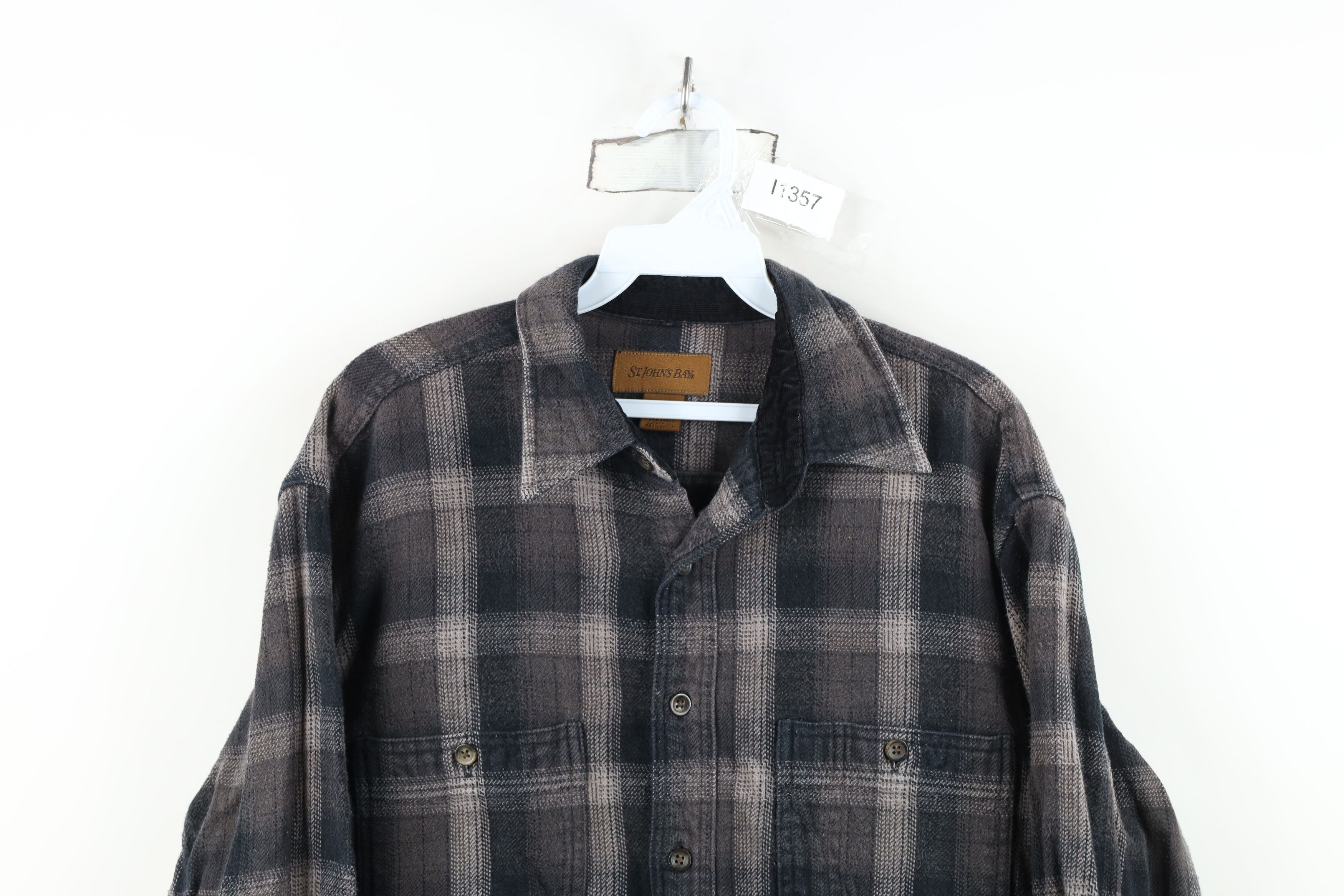 Vintage Vintage 90s Y2K Streetwear Heavy Flannel Button Shirt Plaid Size US M / EU 48-50 / 2 - 2 Thumbnail