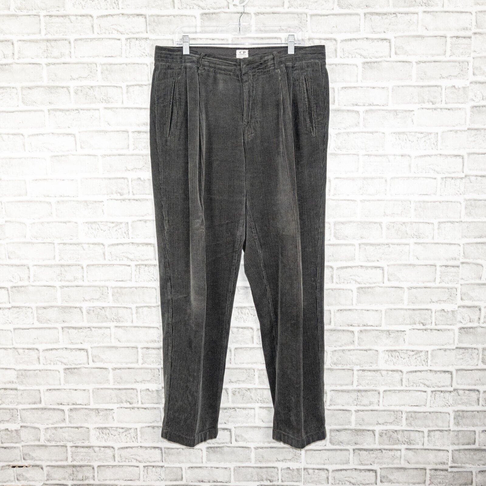 image of C P Company Corduroy Trouser Pants Gray Made In Italy in Grey, Men's (Size 36)