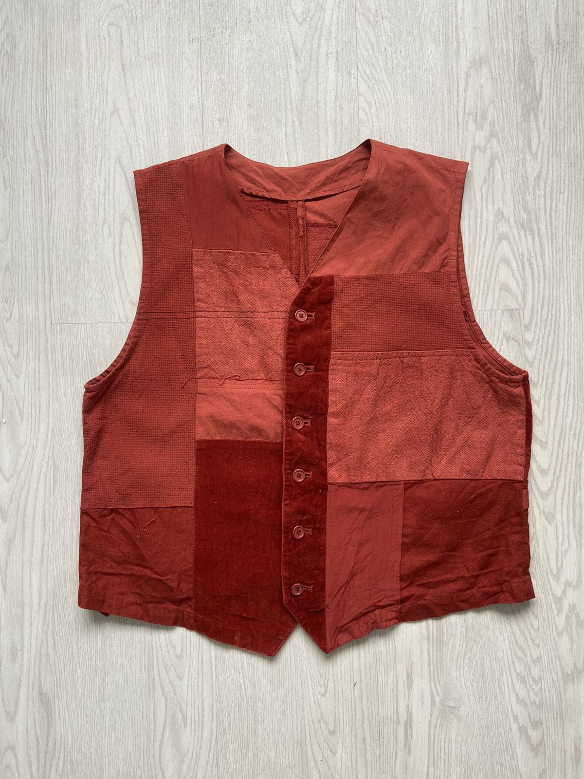Vintage 1980’s Archive Issey Miyake I.S Label Patchwork Vest