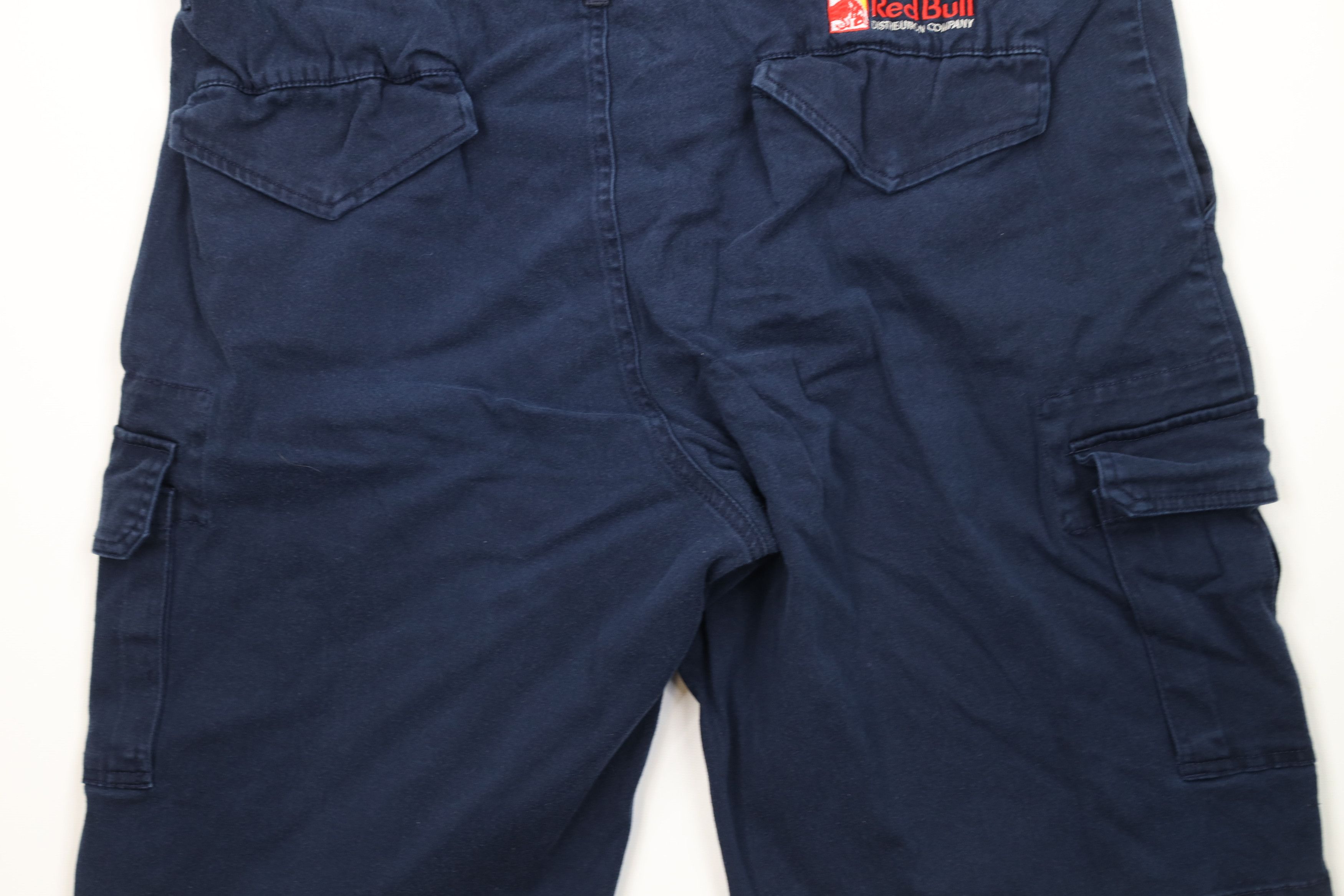 Vintage Vintage Red Bull Racing Spell Out Cargo Shorts Blue Cotton Size US 38 / EU 54 - 10 Thumbnail