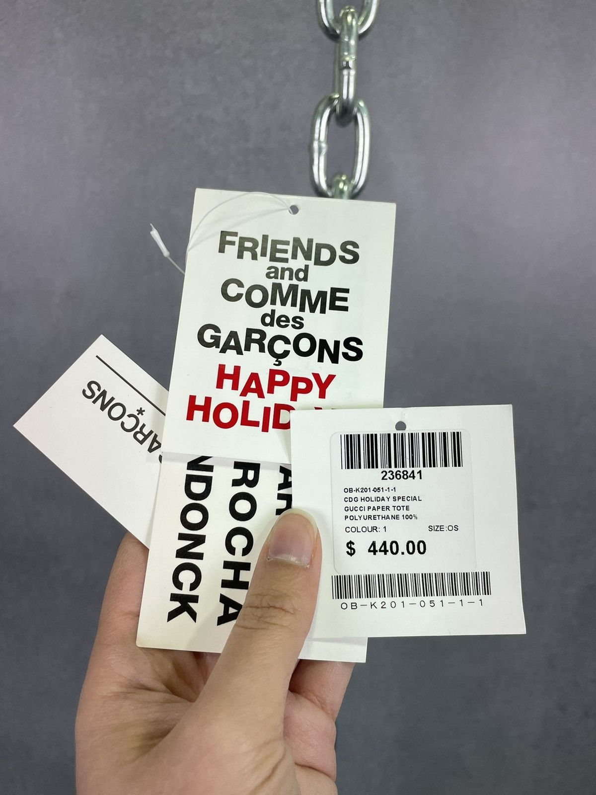 COMME des GARÇONS GUCCI Gucci and Comme Des Garcons Create Tote Bag