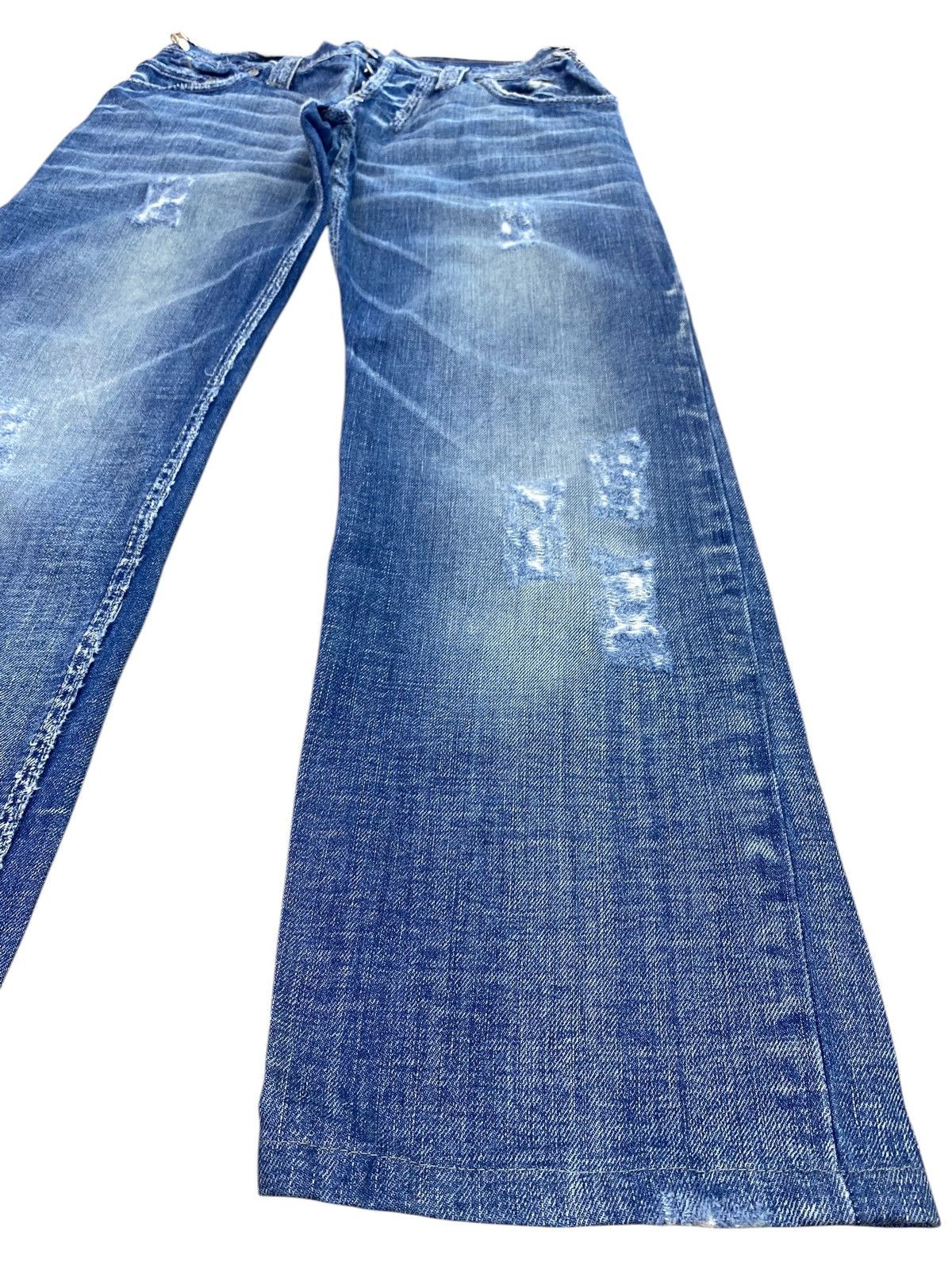 Takeshy Kurosawa Takeshy Kurosawa Brand Whiskers Faded Wash Ripped Jeans Size US 30 / EU 46 - 8 Thumbnail