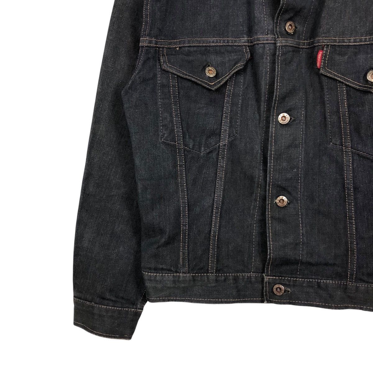 Japanese Brand 📌Vintage Biker Denim Jacket Trucker Tar Dush Issey Miyake Size US M / EU 48-50 / 2 - 5 Thumbnail