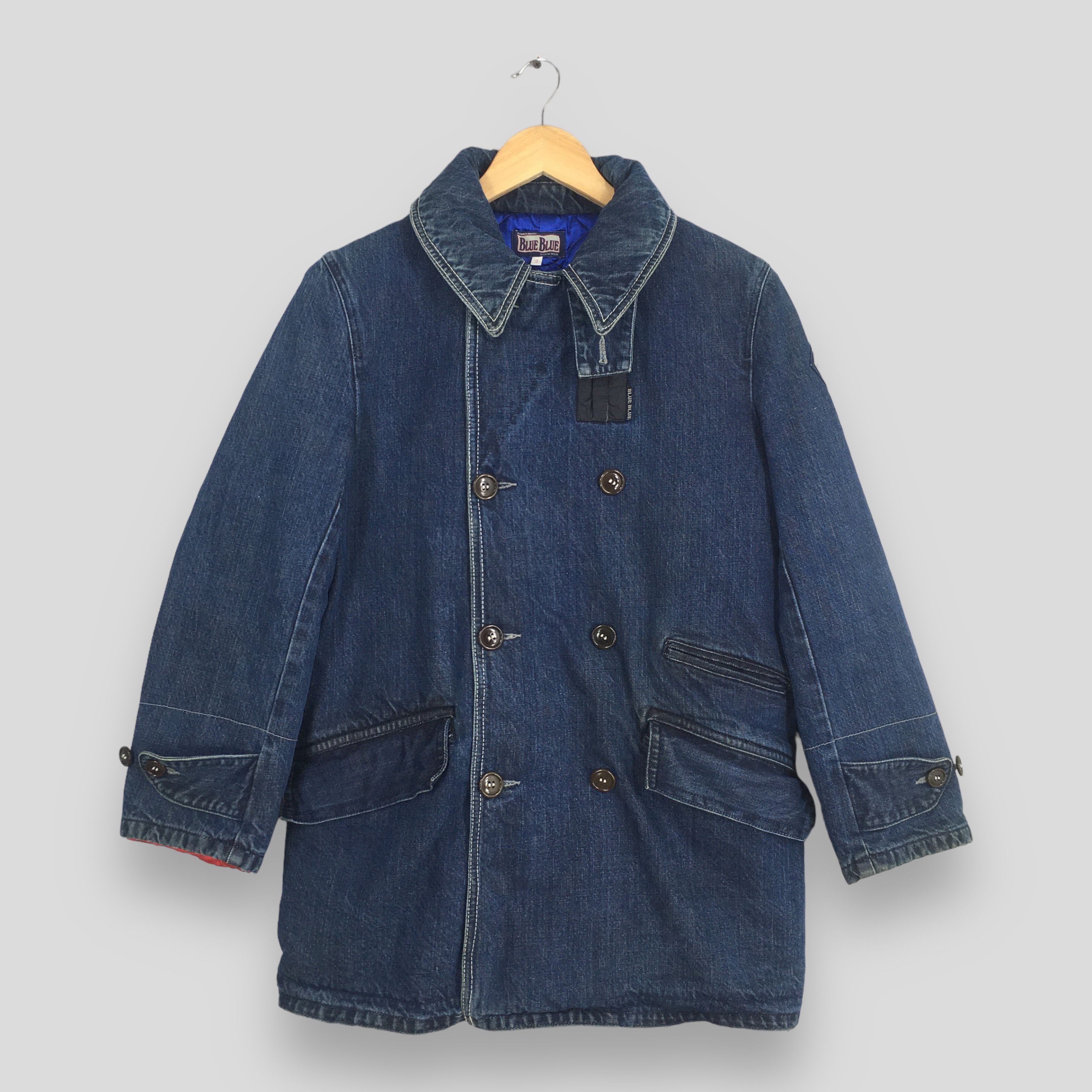 Blue Blue Japan Vintage Blue Blue Japan Indigo Us Navy Jeans Jacket Size US M / EU 48-50 / 2 - 1 Thumbnail