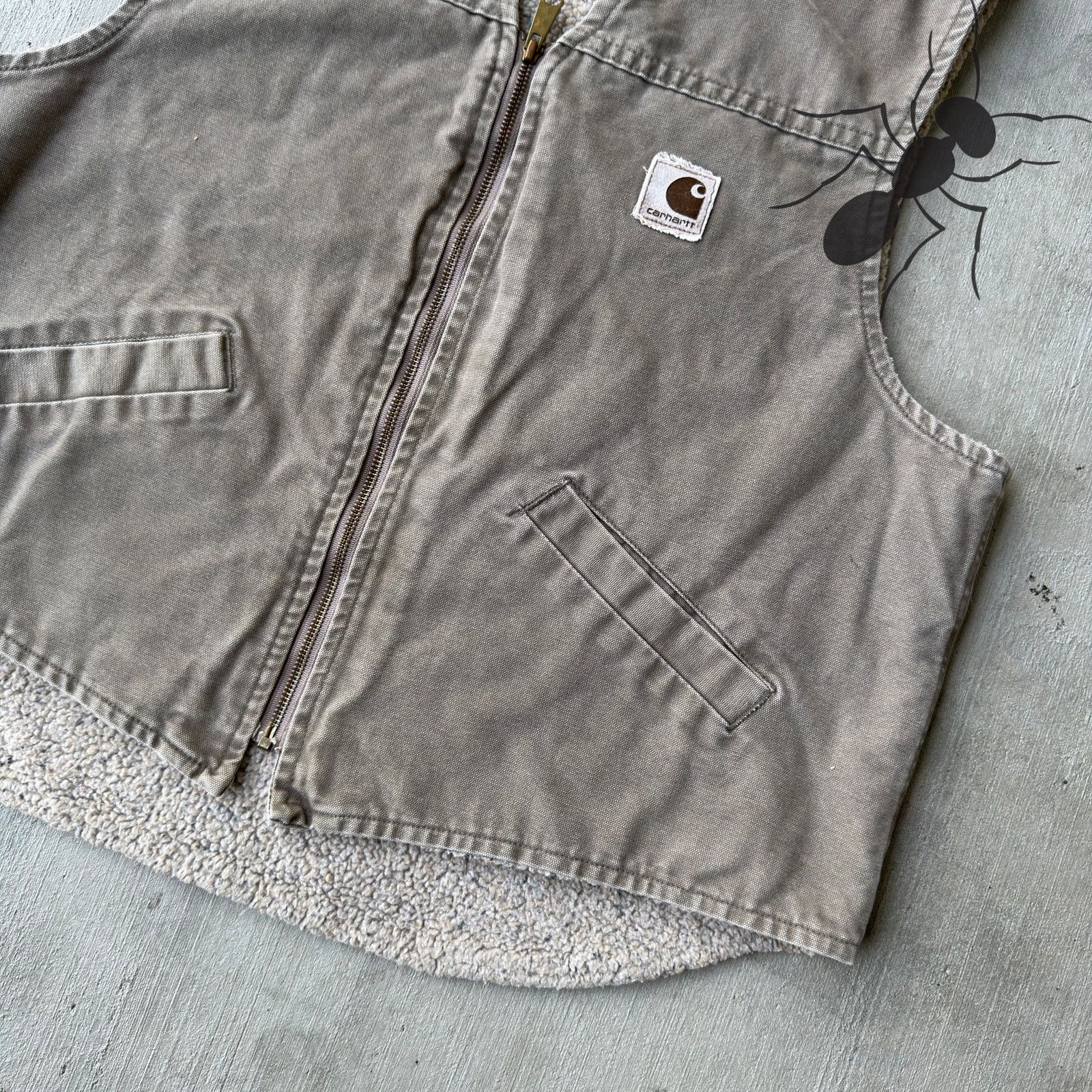 Carhartt × Vintage Carhartt V13 DES brown work wear vest Size US XL / EU 56 / 4 - 2 Thumbnail