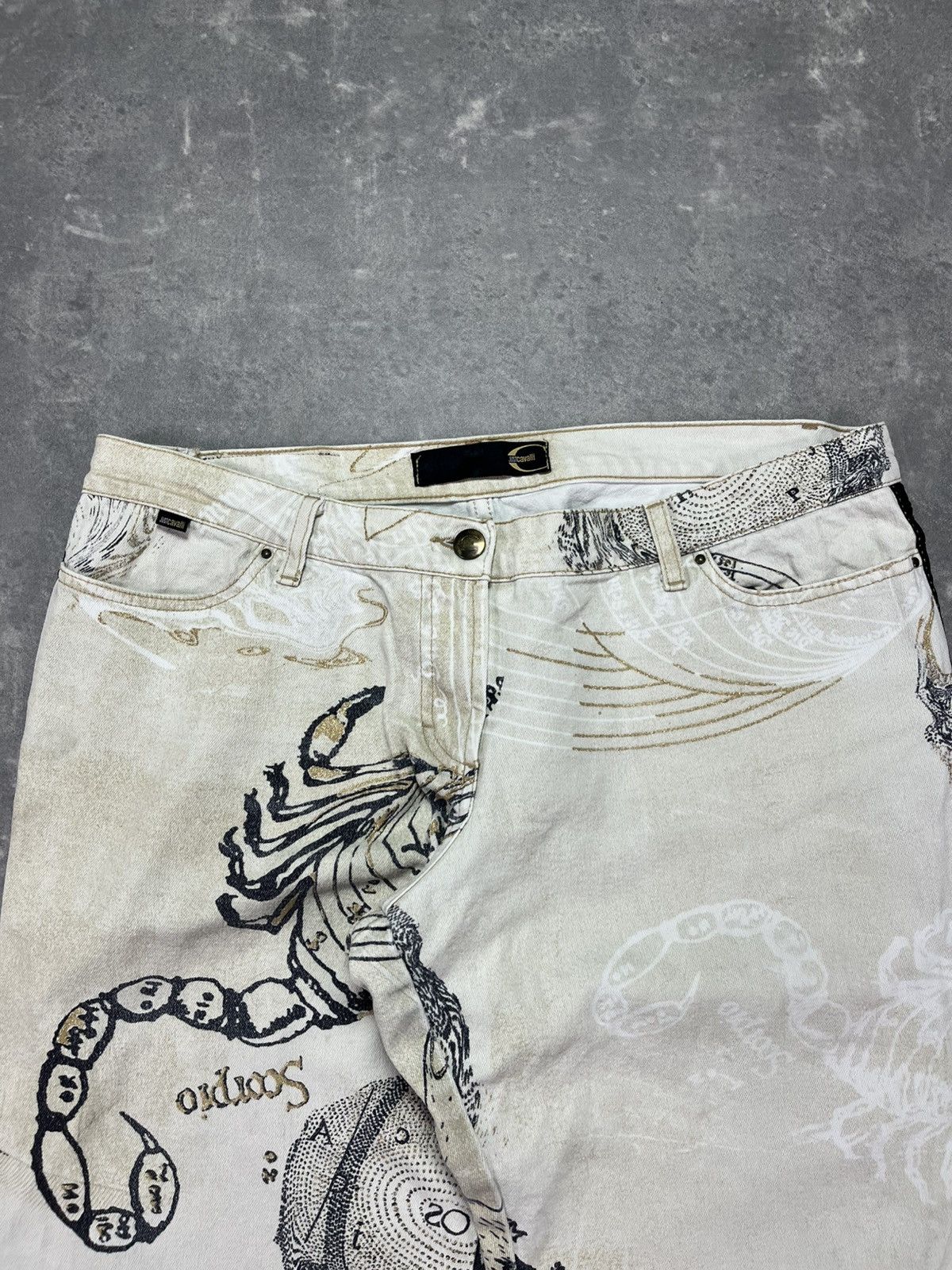 Just Cavalli 00s Just Cavalli Astrology Zodiac Denim Jeans 32 34 00s Size US 32 / EU 48 - 6 Thumbnail