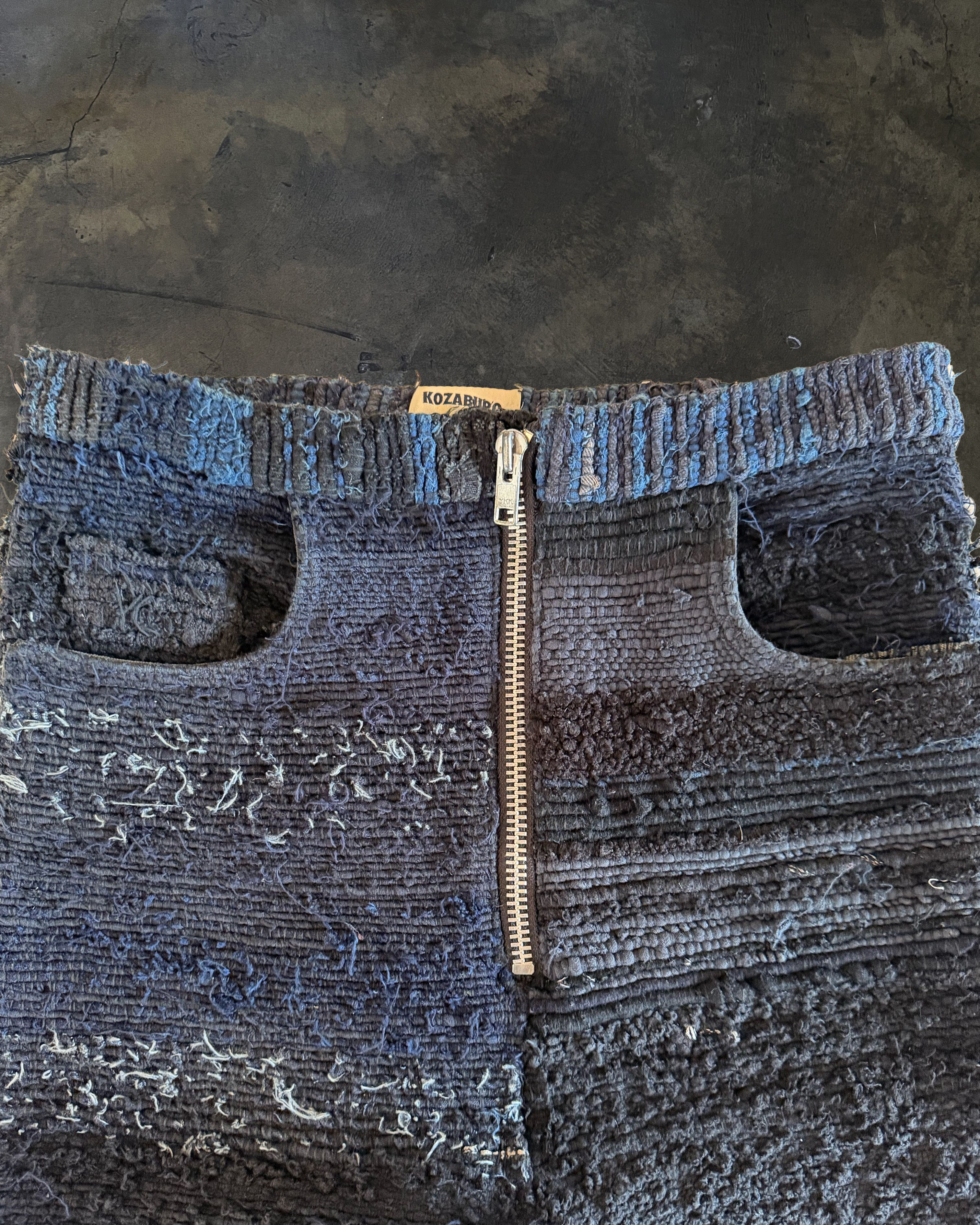 KOZABURO KOZABURO SAKIORI 3D BORO DENIM Size US 32 / EU 48 - 2 Thumbnail