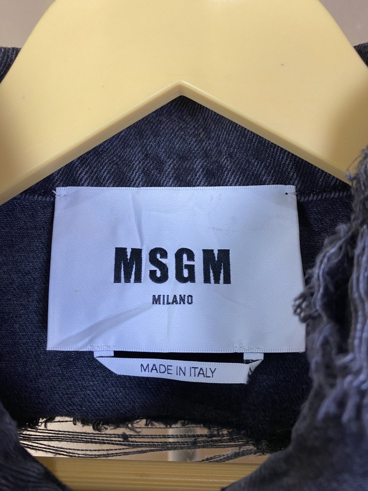 MSGM MSGM italy - Crushed/Destroyed Denim jacket Size M / US 6-8 / IT 42-44 - 9 Thumbnail