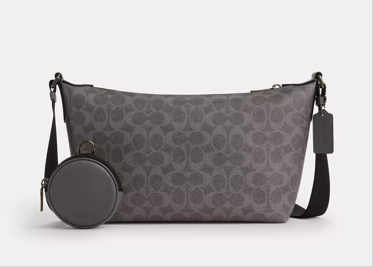 Coach Small Finn Crossbody Bag With Pouch In Signature Canvas Size ONE SIZE - 10 Thumbnail