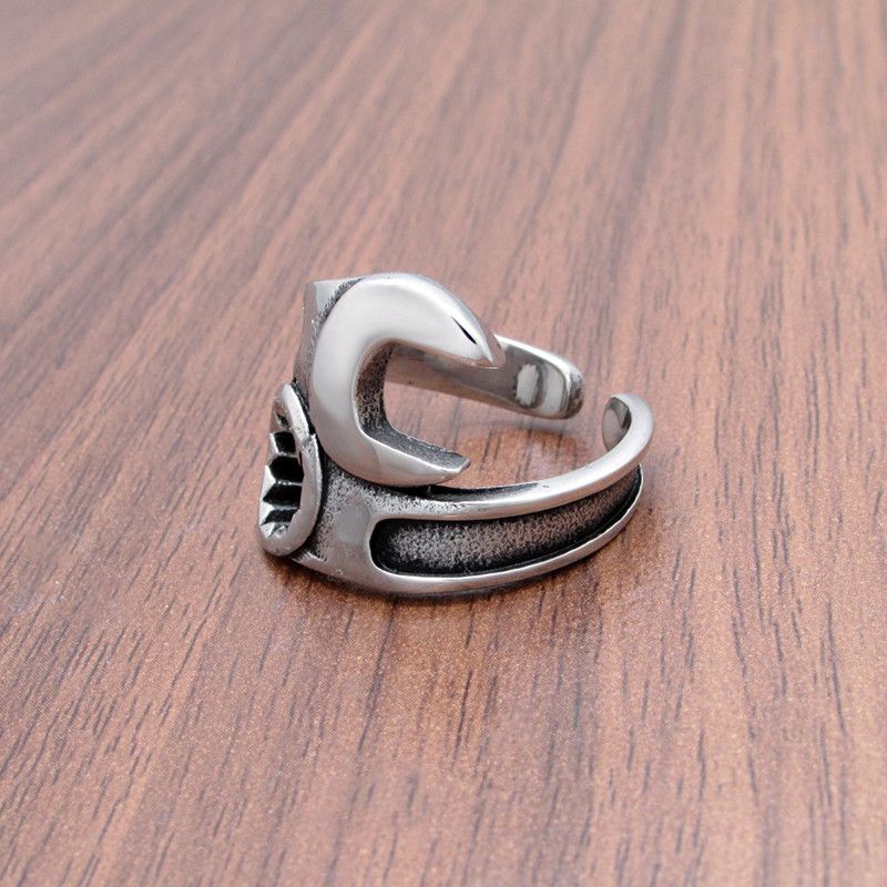 Vintage SIE 10 316L Steel Mechanic Wrench Screw Tools Ring Size ONE SIZE - 2 Thumbnail