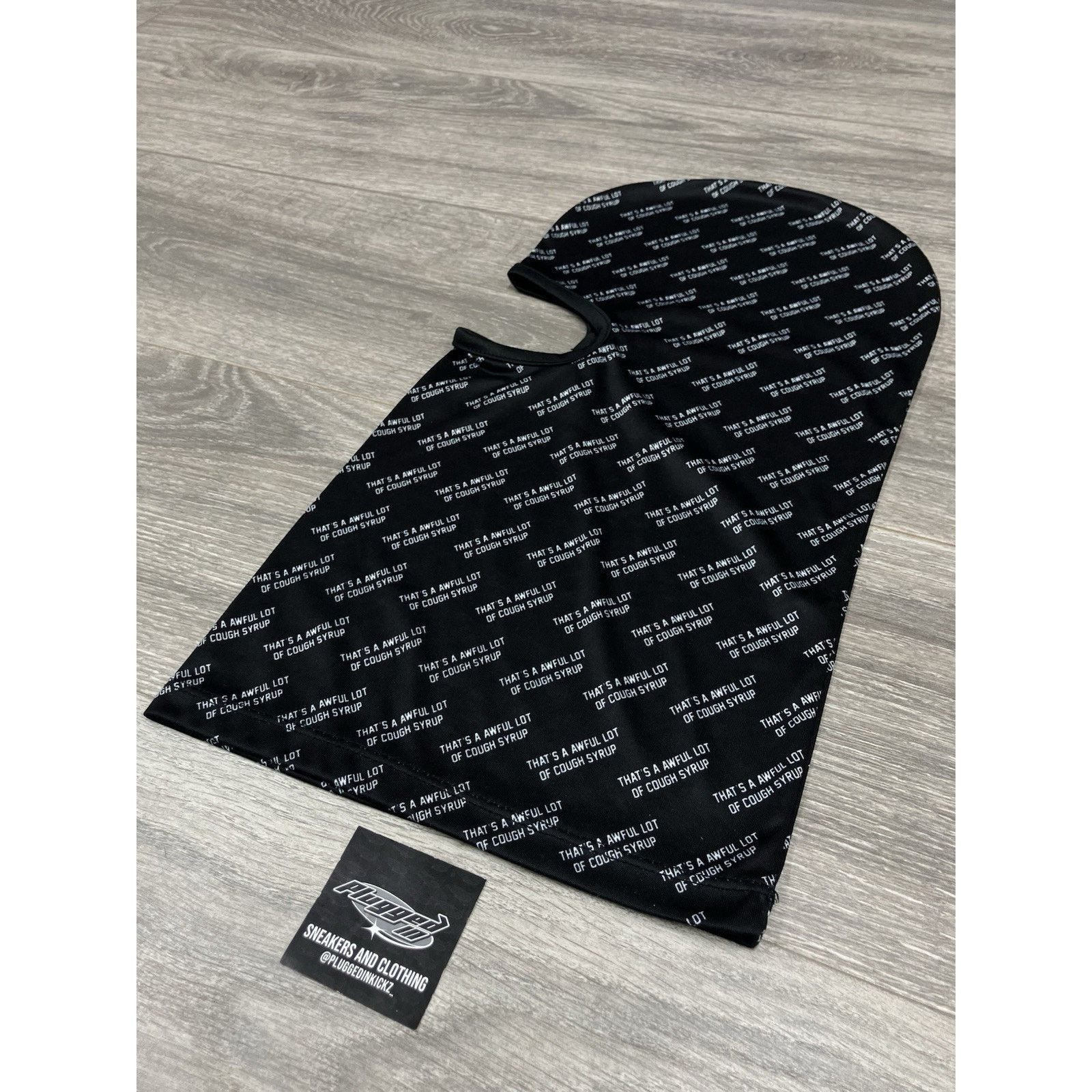 Awful Lot of Cough Syrup Awful Lot Of Cough Ski Mask ' Black, White ' | NEW! Size ONE SIZE - 7 Thumbnail